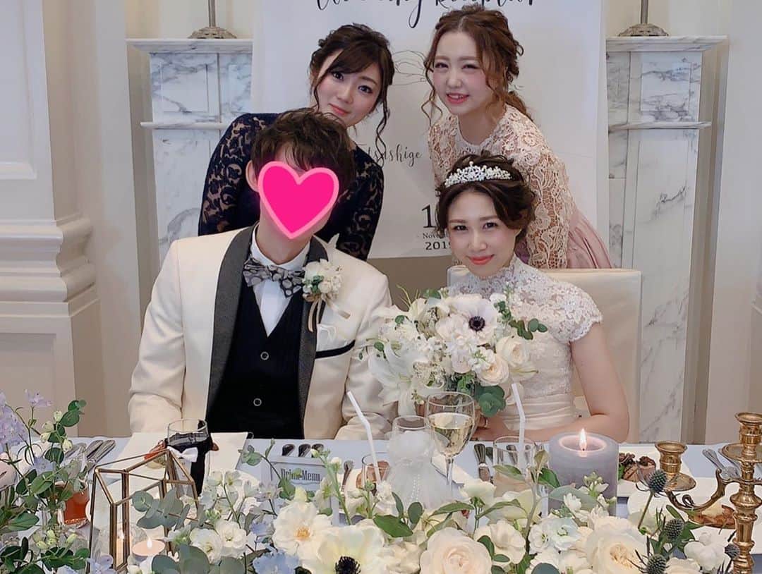 DJ みぃさんのインスタグラム写真 - (DJ みぃInstagram)「一部ですが、結婚式に列席してくださった皆さん😌💓地元&大阪の友達から職場の方まで沢山の方に来て頂きました🥰ここにいるみんなのおかげで今の私がいます、、😌⭐️これからも宜しくお願いします🙇‍♀️✨✨ #結婚式 #装飾もケーキも理想通り #みんなにお祝いしてもらえて幸せ」11月14日 0時57分 - dj.meee