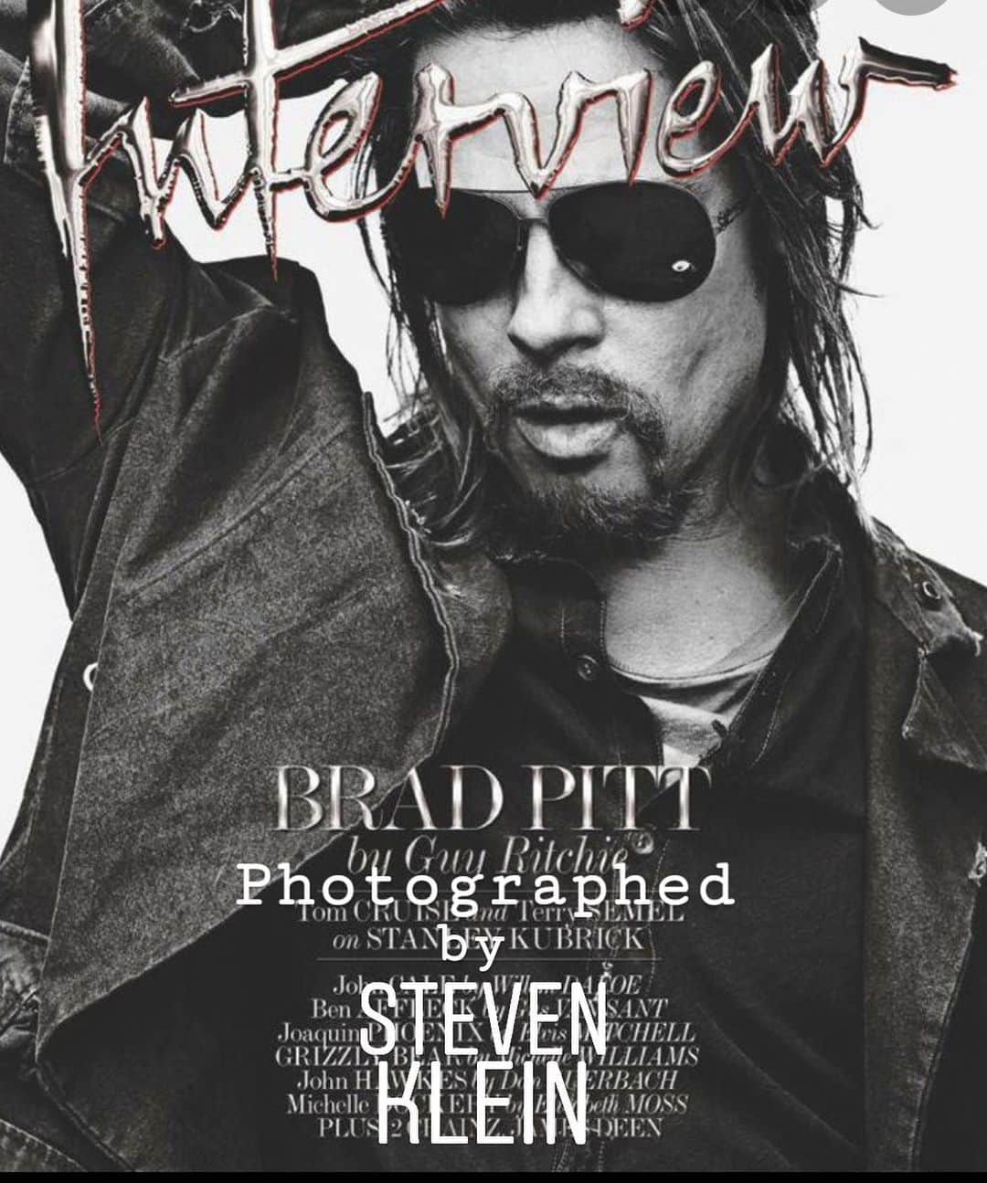 スティーヴン・クラインさんのインスタグラム写真 - (スティーヴン・クラインInstagram)「Past Present and Future  Brad Pitt @bradpittofflcial #Photographed in London #shotbyklein」11月14日 1時15分 - stevenkleinstudio