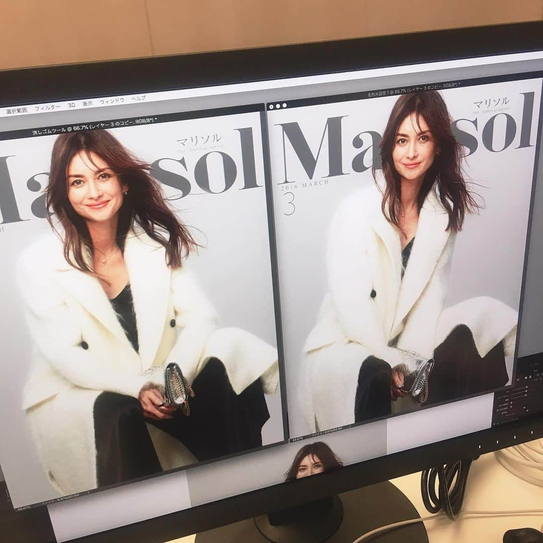 Marisolさんのインスタグラム写真 - (MarisolInstagram)「発売中のマリソル12月号、ブレンダのラストカバーです！いつもカッコよくて女っぷり最高なマリソルのミューズ、12月号はまさに力強く優しいブレンダの魅力が凝縮したものになりました。巻頭の連載コラムのブレンダからのメッセージもぜひじっくりご覧ください。最後は編集部スタッフも駆けつけて集合！ブレンダ、ありがとう。私たちはこれからも、ずっとあなたのファンです！ （編集長イシダ）  #マリソル12月号　#brenda」11月13日 16時16分 - marisolmagazine