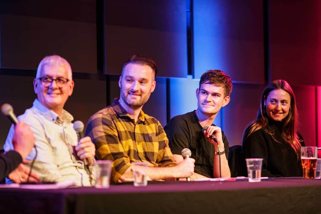 PRS for Musicさんのインスタグラム写真 - (PRS for MusicInstagram)「Great turn out at last night's 'How To Place Your Music in Film and TV' in Liverpool.  Thanks to David Lowe for sharing his compositional processes in conversation with @mrstevelevine. Followed by an informative panel with @sentricmusic @stealingsheep @limepicturestv #musicmatters」11月14日 1時30分 - prsformusic