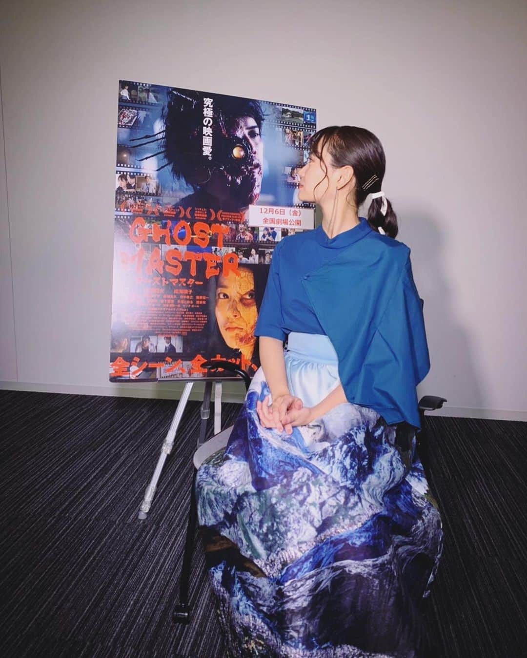 永尾まりやさんのインスタグラム写真 - (永尾まりやInstagram)「今日は取材沢山しましたっ tops @belle_official.jp  skirt @belle_official.jp  アクセサリーは　@dayafterday_tokyo  新商品だよっ #dayafterdaytokyo . #ゴーストマスター　近日公開 2019.12.6 #新宿シネマカリテ」11月13日 20時41分 - mariyagi_san