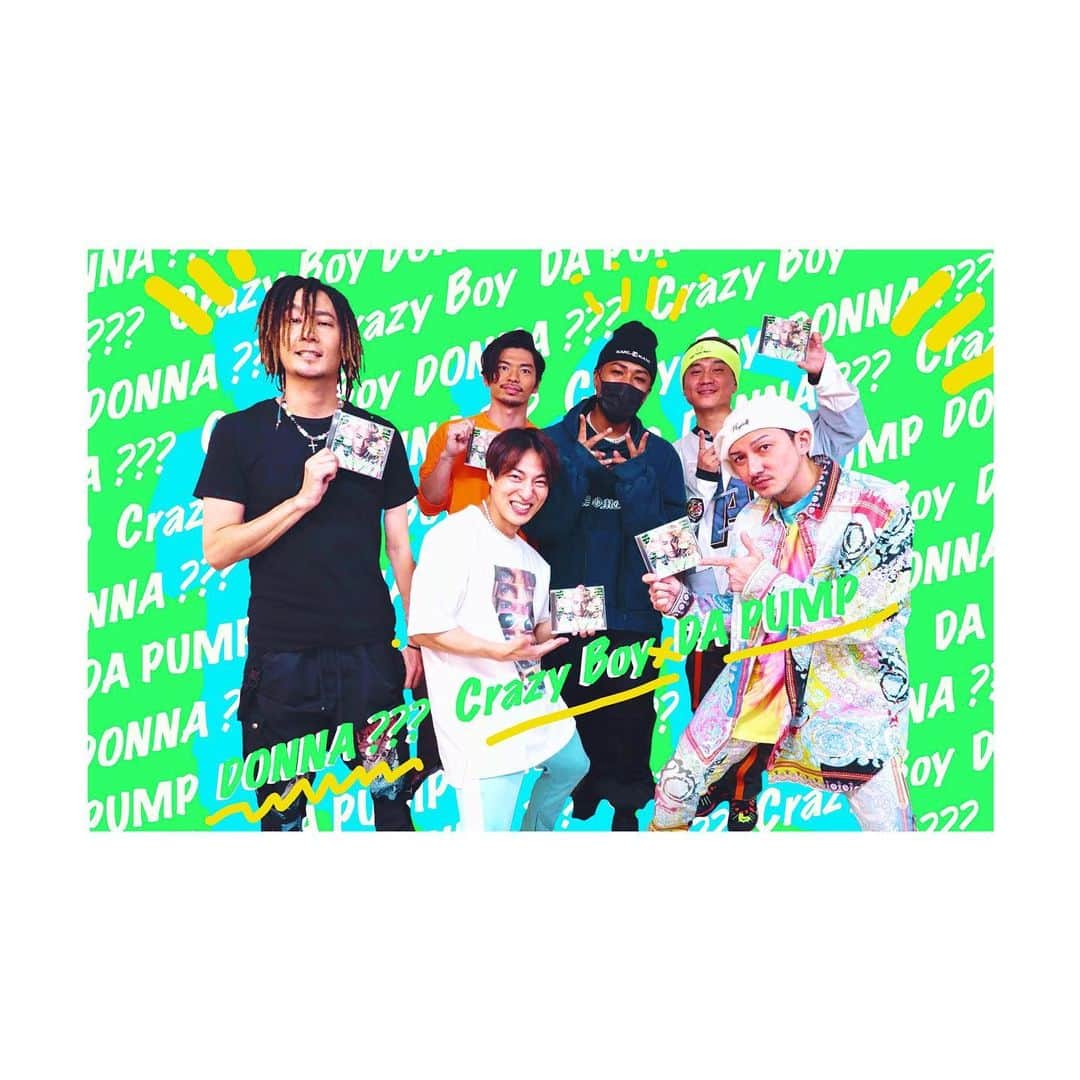 U-YEAH のインスタグラム：「@elly24soul ありがと！& CD発売おめでと！！ #crazyboy  #dapump #ベストヒット歌謡祭2019」