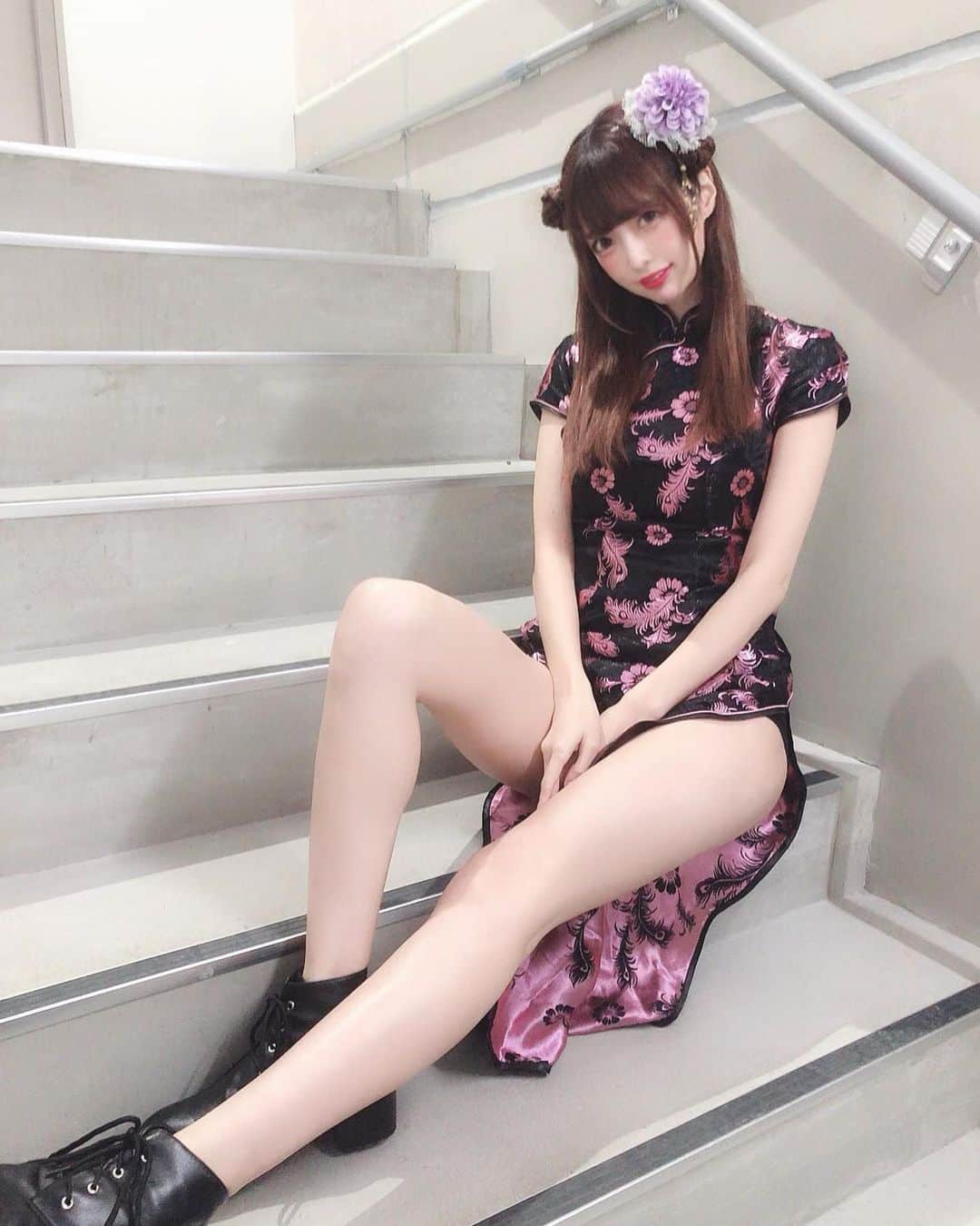 チャイナフェチ あしすぱさんのインスタグラム写真 - (あしすぱInstagram)「🐼🇨🇳 #chinadress #pink #cosplay  #like4like #l4l #followme #japaneseidol #idol #japanesegirl #instagood  #instafashion #instalove #instalike #kawaii #데일리 #팔로우 #셀카 #패션스타그램 #チャイナ ...
