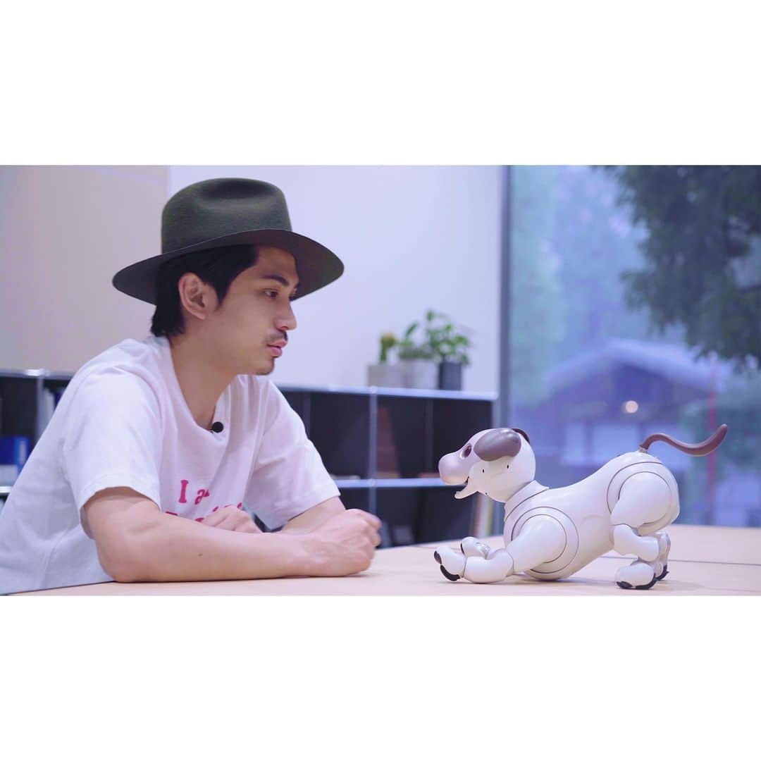 pantoviscoさんのインスタグラム写真 - (pantoviscoInstagram)「【aibo×Pantovisco】 ロボット犬aiboのプログラミングに挑戦してみました。その様子の映像が渋谷MODI 1階の「ソニースクエア渋谷」さんにて公開中。 ミュージシャンのオカモトレイジさん、モデルの小谷実由さんバージョンもあるので渋谷にお越しの際は是非お立ち寄りください。11月15日からはMODIの屋外大型ビジョンに私も映るので、見かけたら教えてください。 . @SonySquareSP #SonySquareShibuya #ソニースクエア渋谷 #aibo #Pantovisco . 「Shibuya Town with aibo 〜自由にプログラミング編〜」」11月13日 22時18分 - pantovisco