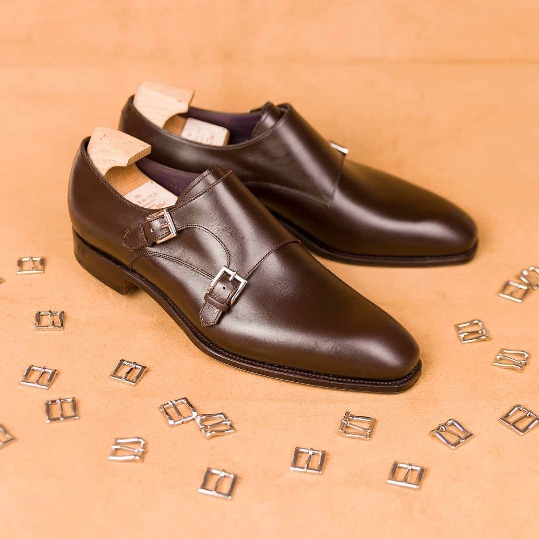 カルミナさんのインスタグラム写真 - (カルミナInstagram)「Introducing our new GMTO, ​Double monk strap shoes 80972 in brown vegano |Rain last| ​Learn more about this GMTO at Carmina Shoemaker website. Link in bio. ​ #goodyearwelted #carminashoemaker #カルミナ #carmina #doublemonkstrap #monkstrap #handmade #menstyle #handcrafted」12月13日 1時37分 - carminashoemaker