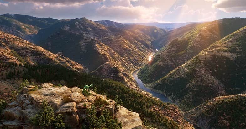 Disney Pixarさんのインスタグラム写真 - (Disney PixarInstagram)「Adventure is calling. ⏩ Swipe through and explore the breathtaking backgrounds of @thegooddinosaur.」12月13日 2時38分 - pixar