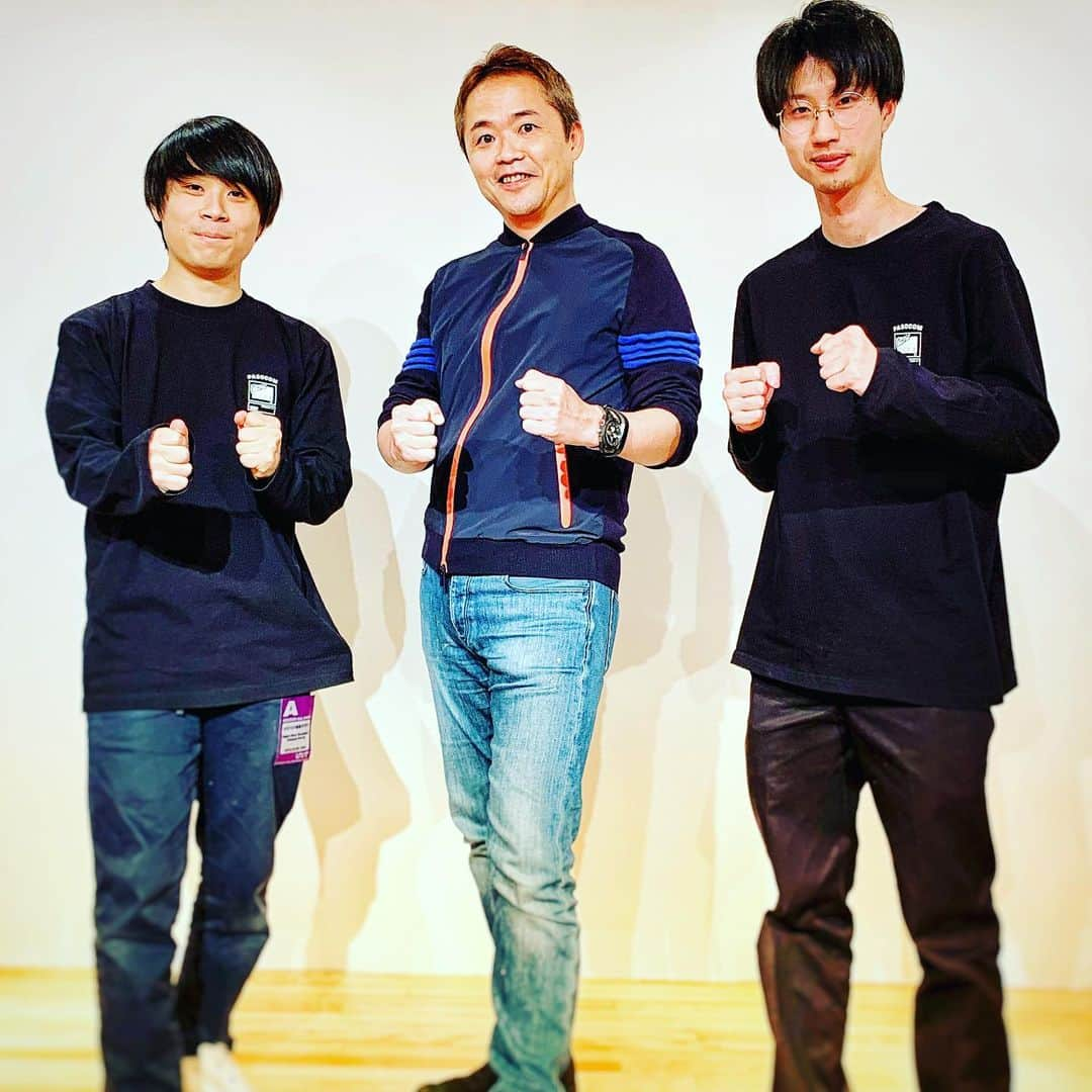 増田順一のインスタグラム：「パソコン音楽クラブさんと！ むっちゃかっこええ音楽を作る2人に囲まれて！ #パソコン音楽クラブ #ポケモン音楽クラブ　#ポケモンしりとり  #ポケモン　#ピカチュウ #ミュウ #junichimasuda」