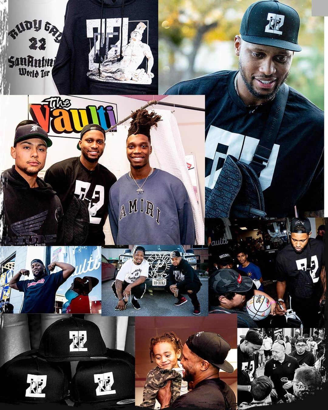 ルディ・ゲイのインスタグラム：「Shout out to everyone who came out for the launch of my official merch line at @thevaulti.us. Appreciate all the support. Got more in store for you soon!」