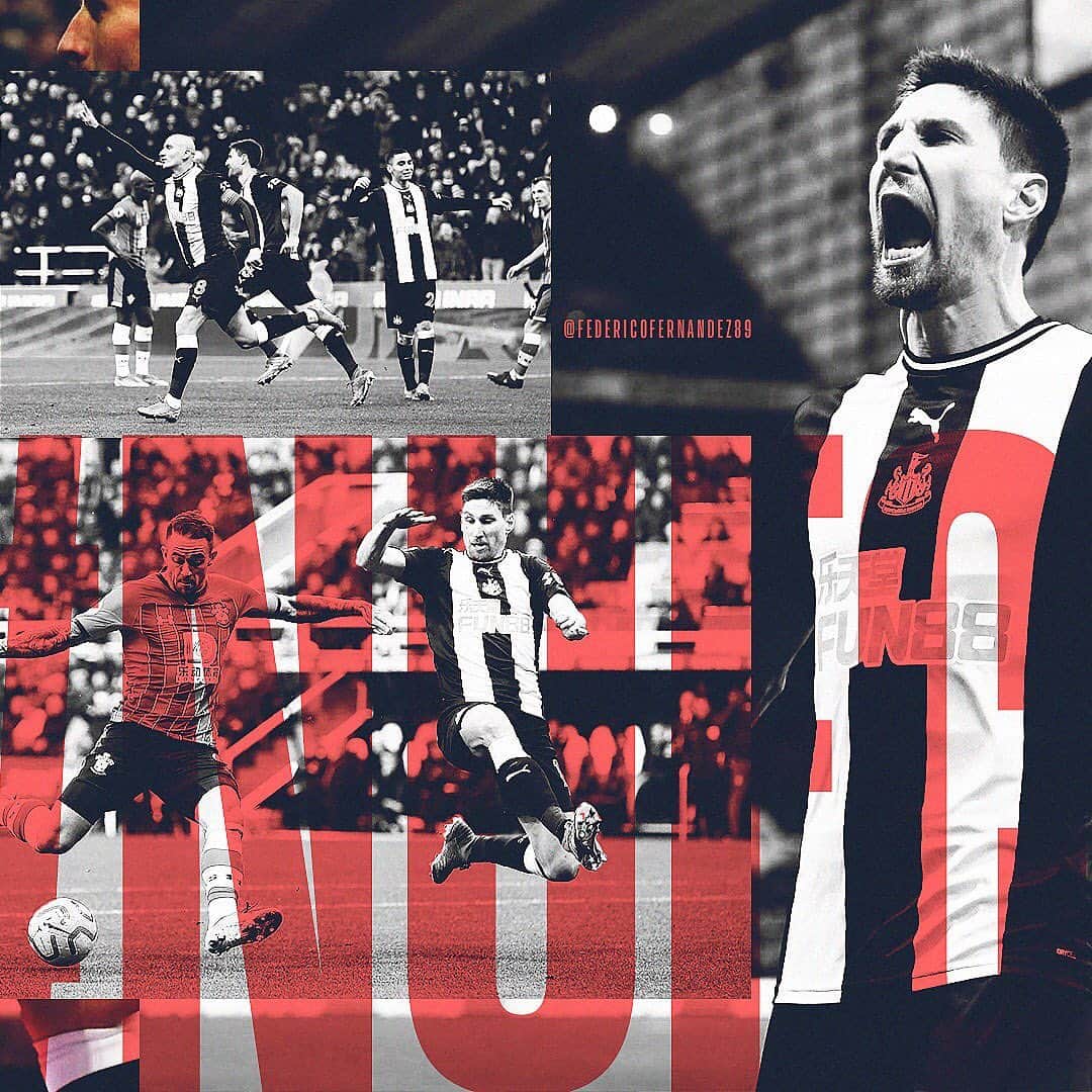フェデリコ・フェルナンデスさんのインスタグラム写真 - (フェデリコ・フェルナンデスInstagram)「⚫️⚪️ Great Sunday !!! Best felling to scored in front of our fans !!! ⚽️ @nufc」12月9日 2時54分 - federicofernandez89