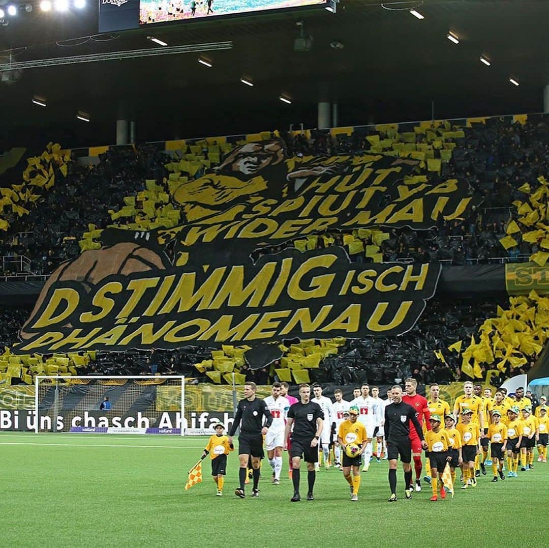 のインスタグラム：「Thank you fans @bscyb_offiziell see you in 2020💛🖤」