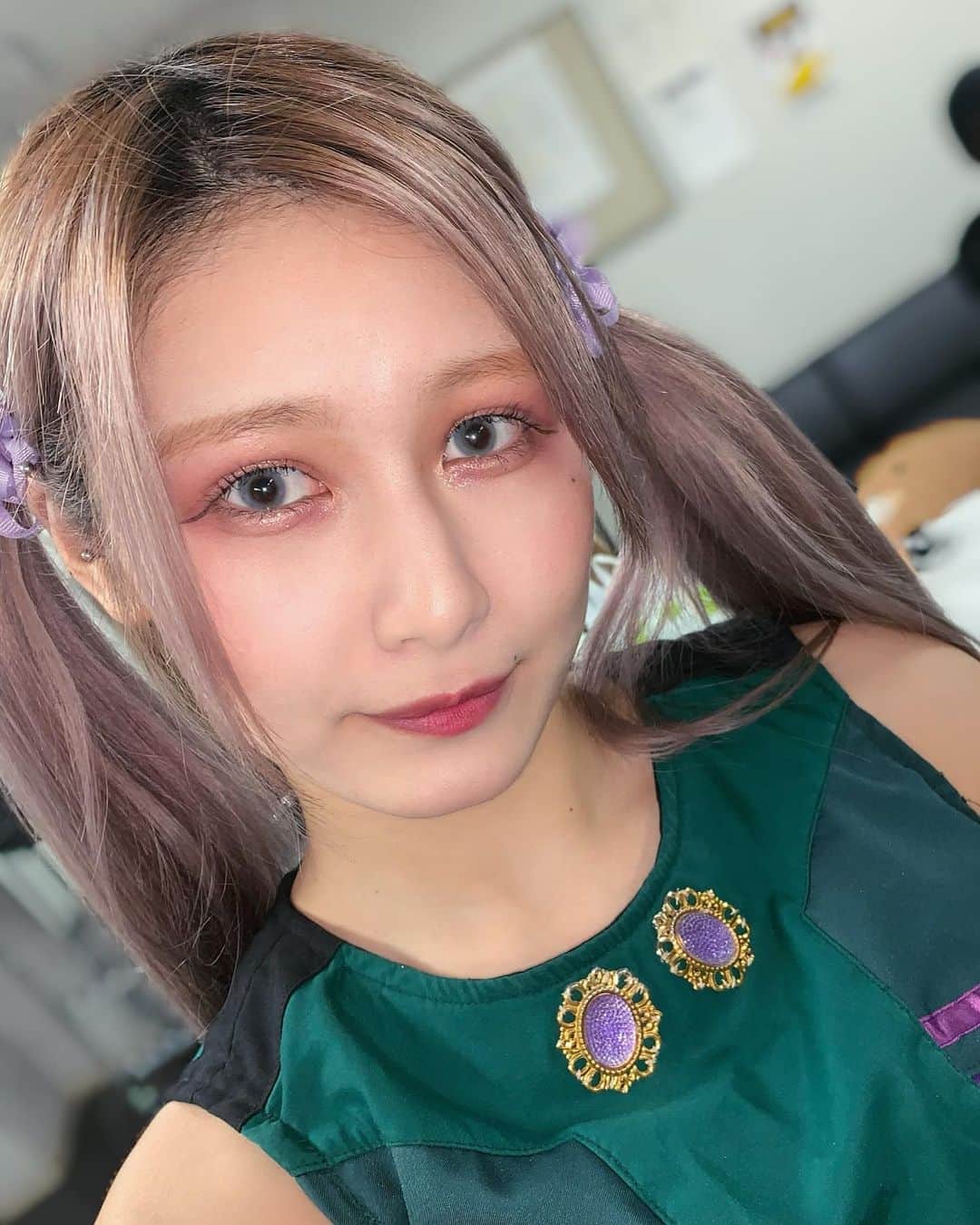 仮眠玲菜のインスタグラム：「💜」