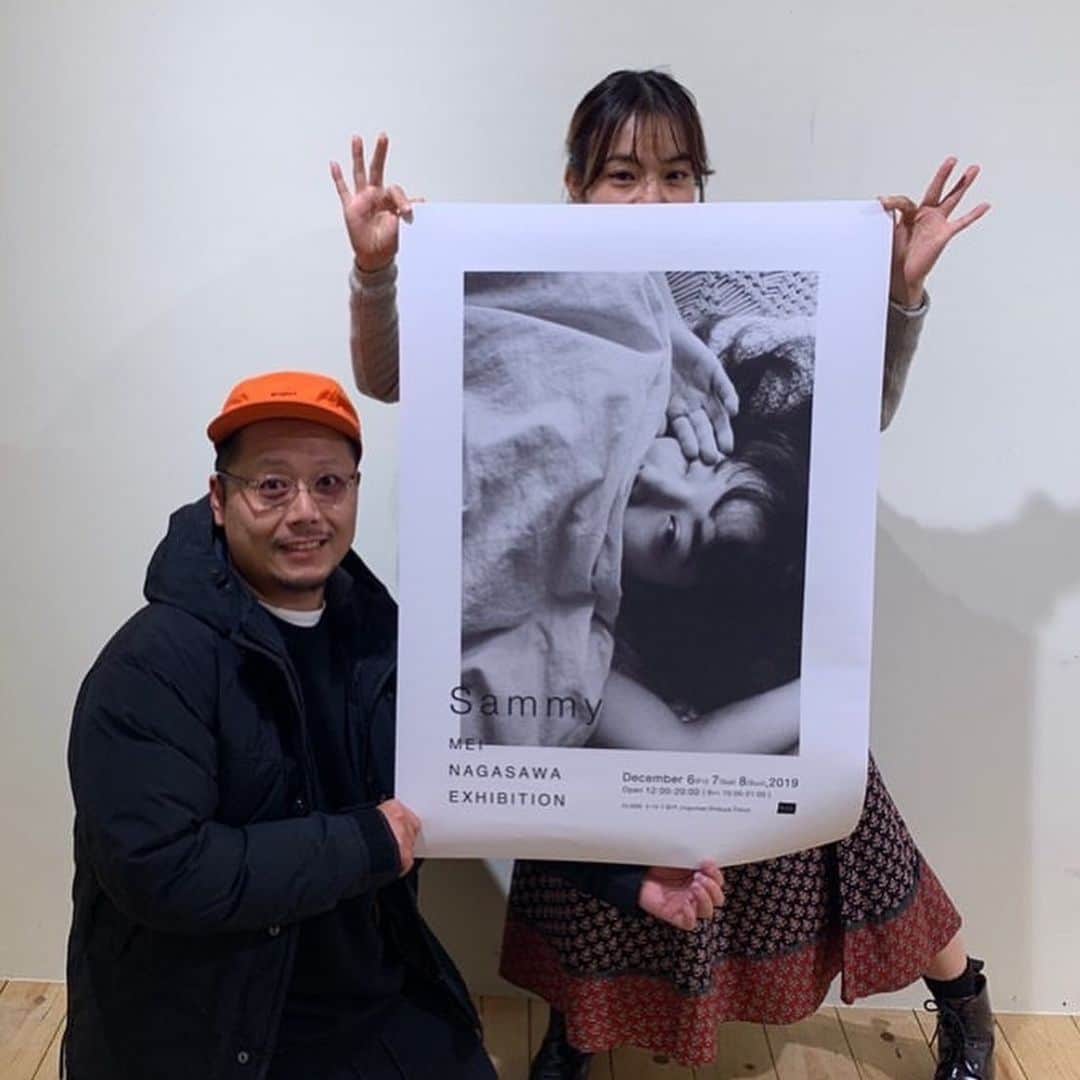 Yuta Misumiさんのインスタグラム写真 - (Yuta MisumiInstagram)「. ㅤㅤㅤㅤㅤㅤㅤㅤㅤㅤㅤㅤㅤ【Sammy】2019.12.6-8 MEI NAGASAWA EXHIBITION ㅤㅤㅤㅤㅤㅤㅤㅤㅤㅤㅤㅤㅤ. ㅤㅤㅤㅤㅤㅤㅤㅤㅤㅤㅤㅤㅤメイが初の写真展を開催！ということで、急遽東京が前入りになったのでダメ元で何とか駆けつけられました😅　@xxmeixx1208  入場無料にしたい！ってクラファンしてたり、それも目標額更新してパネルサイズアップしてクオリティを最後まで高めようとしてたりとか『大人になったなぁ〜😌』と感心しました。メイは僕にとって初めてのサロンモデルを受けてくれた人で僕にとって色んなことを教えてくれた大事な存在です。無事開催出来て良かったね！おめでとう！お疲れ様🙌🏻🙌🏻🙌🏻 @takuma_iwasaki タクちゃんと @bluewoodsmonkey かなえさんにも会えてよかった😌💮💯　#長澤メイ#sammy#tokyo」12月9日 9時23分 - yutamisumi