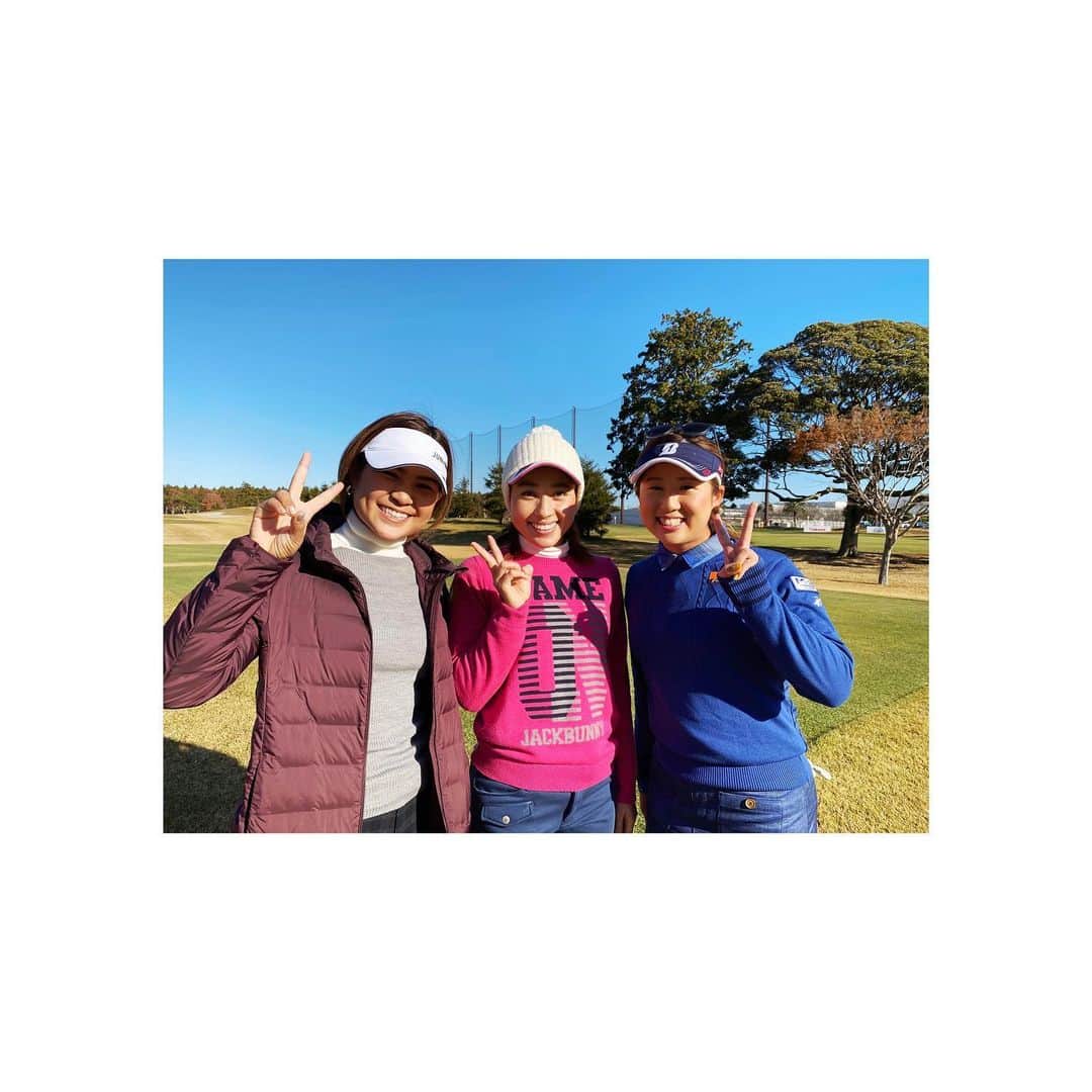 照山亜寿美のインスタグラム：「昨日はジュリアちゃんとリサと一緒🥰❤︎. . . #ザロイヤルゴルフクラブ  #ブリヂストンゴルフ #パラディーゾ」
