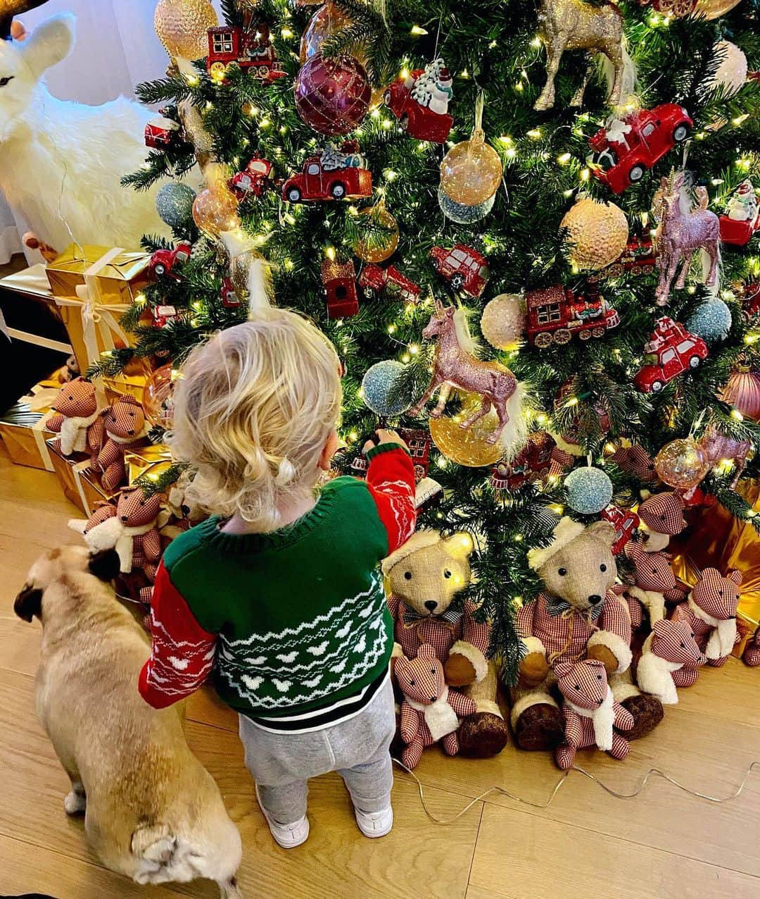 キアラ・フェラーニさんのインスタグラム写真 - (キアラ・フェラーニInstagram)「Our Christmas tree is coming together 🎄」12月10日 0時49分 - chiaraferragni