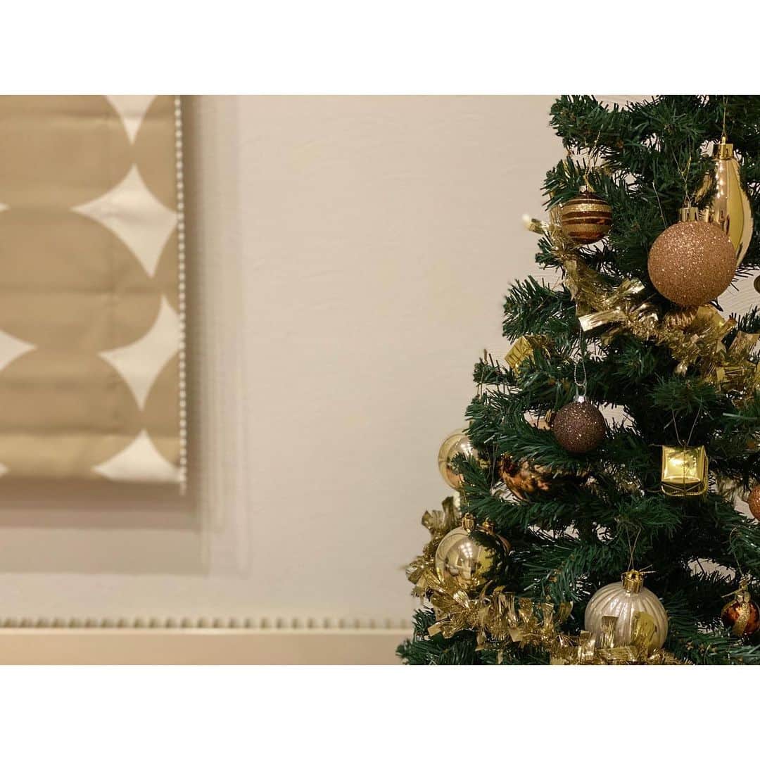 のインスタグラム：「こんばんは🌟 昨日ようやく我が家もクリスマスツリーを飾りました🎄 あぁ、今年ももう終わるのね…。 . 毎年11月から少しずつ始めている大掃除🙌 今年は年末の休みに一気にやるという初の試み。 . 不安と憂鬱でしかなかったけど、皆さんの大掃除のポストみてだんだんやる気がでてきました💪 . この前ふと昔の写真を見て、今よりはるかにスッキリしたおうちの写真… 今目の前にある現実は見えるところにモノがぽつらぽつら。 「そこにモノ置かないで」「片付けて」 今年はそんなことをいう余裕もなかった。 . でもなんでモノが置かれるのか？ しまう場所がないんだ。 . 日々変わるライフスタイル。 なのに収納がずっと同じでは片付かない家になるのは当たり前だなぁ。 . よし、年末の休みまでにまたスッキリを目指して計画練らなくちゃ！ . . #マイホーム#リビング#クリスマスツリー#myhome#living#christmastree#roomインフルエンサー」