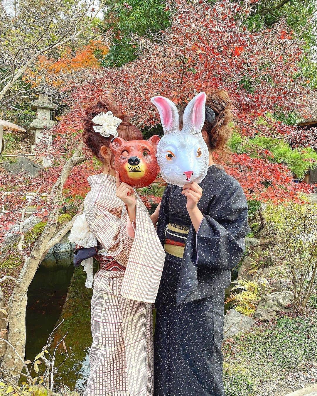 横田亜美さんのインスタグラム写真 - (横田亜美Instagram)「京都🍁 . そうだ、京都に行こうで京都🐰 紅葉が今週でぎりっぎりらしいよ🐻 . . . 📸→ @dashyui4742 👘→ @rikawafuku  #京都 #着物 #着物ヘア #着物コーディネート #着物レンタル #着物ヘアアレンジ #着物デート #祇園 #着物女子 #着物好き #仲良し #レトロ着物 #紅葉 #京都カフェ #kyoto #kyotojapan #kyototrip #kyotogram #japan #kyotogram」12月9日 18時01分 - amimi0218