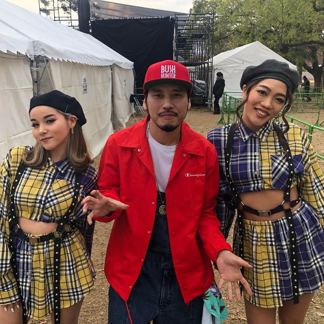 RYO the SKYWALKERのインスタグラム：「万博公園DANCE FESTIVALにて。w/ YURI from SHOCOLATE @shocolateyuri , Pixie Joker @pixiejoker いつもありがとう！」