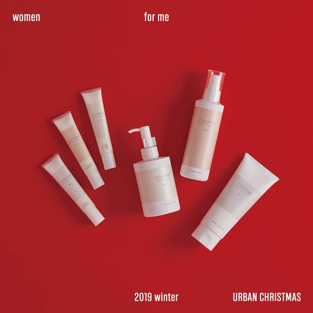 のインスタグラム：「-URBAN CHRISTMAS-﻿ for me...women﻿ ﻿ ﻿ ﻿ 「自身の肌を良く保つために...🎁」﻿ ﻿ ﻿ ﻿ #urbanresearch﻿ #アーバンリサーチ ﻿ #cosmeurbanresearch﻿ #cosmeur﻿ #urbanchristmas﻿ #urbanchristmas2019」