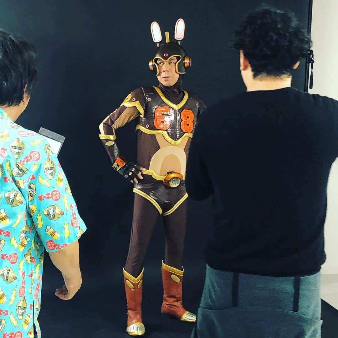 河崎実さんのインスタグラム写真 - (河崎実Instagram)「ロバマン、秘密の撮影中！#ロバマン #吉田照美」12月9日 22時42分 - kawasakiminoru