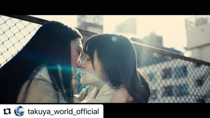 のインスタグラム：「UVERworldさんのMVに出演させて頂いています！  撮影中はもちろん、終わってから今日まで、毎日口ずさんでるほどとても素敵な曲です！  観てね 聴いてね！  #Repost @takuya_world_official with @get_repost・・・ .  First sight MV  #UVERworld #TAKUYA∞ #First sight #UNSER #6 #NEW ALBUM」