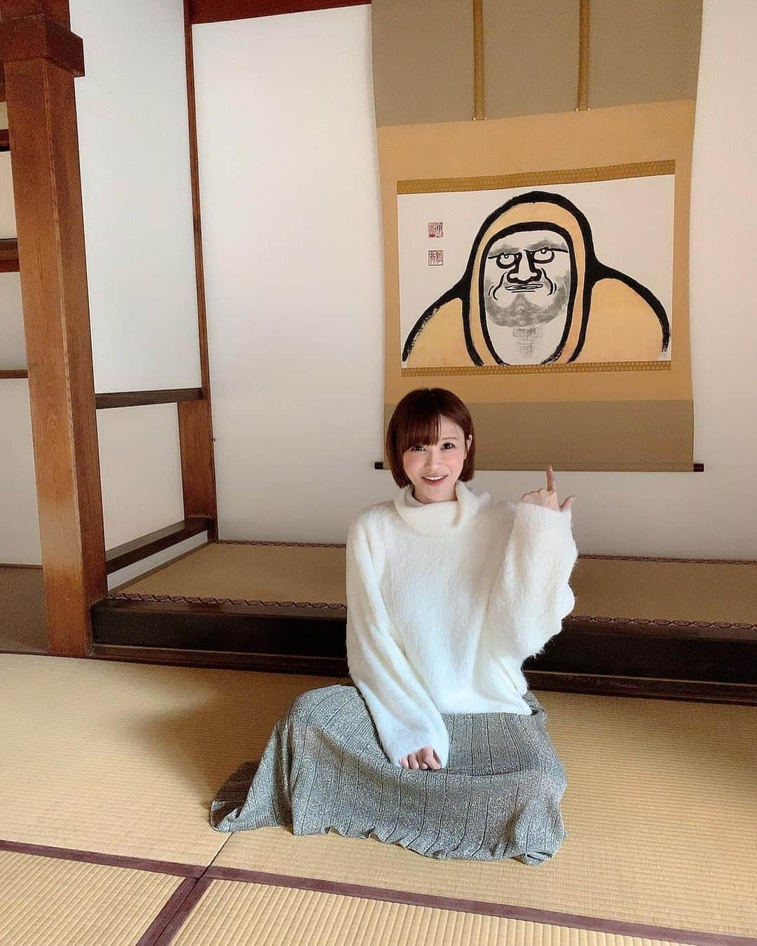 手島優さんのインスタグラム写真 - (手島優Instagram)「という事で〜  京都に行ってまいりました🍵  #天龍寺　#天龍寺庭園  #落ち着く場所　#でした #紅葉　#キレイ」12月9日 23時16分 - tejimayuu0827