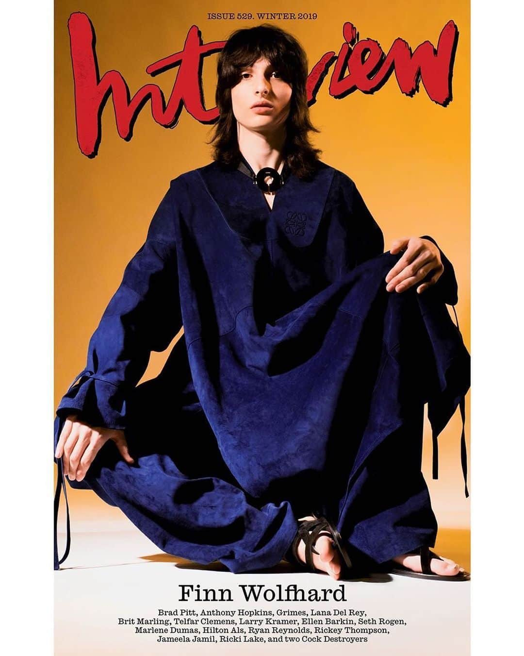 フィン・ヴォルフハルトさんのインスタグラム写真 - (フィン・ヴォルフハルトInstagram)「That’s levitation, Holmes - the new cover for @interviewmag !!! Plus Kitsilano’s mighty @vancityreynolds grilled me for hours, and it’s all up there in black and white.  Link in the bio/  Photographed by @cruzcvaldez and styled by @dara._ for the Winter Issue.  Groomer: Anna Bernabe, @heyannabee  Editor-in-Chief, Nick Haramis @nickkharamis  Creative Director, Mel Ottenberg, @melzy917 Entertainment Director, @ltabachb」12月10日 0時06分 - finnwolfhardofficial