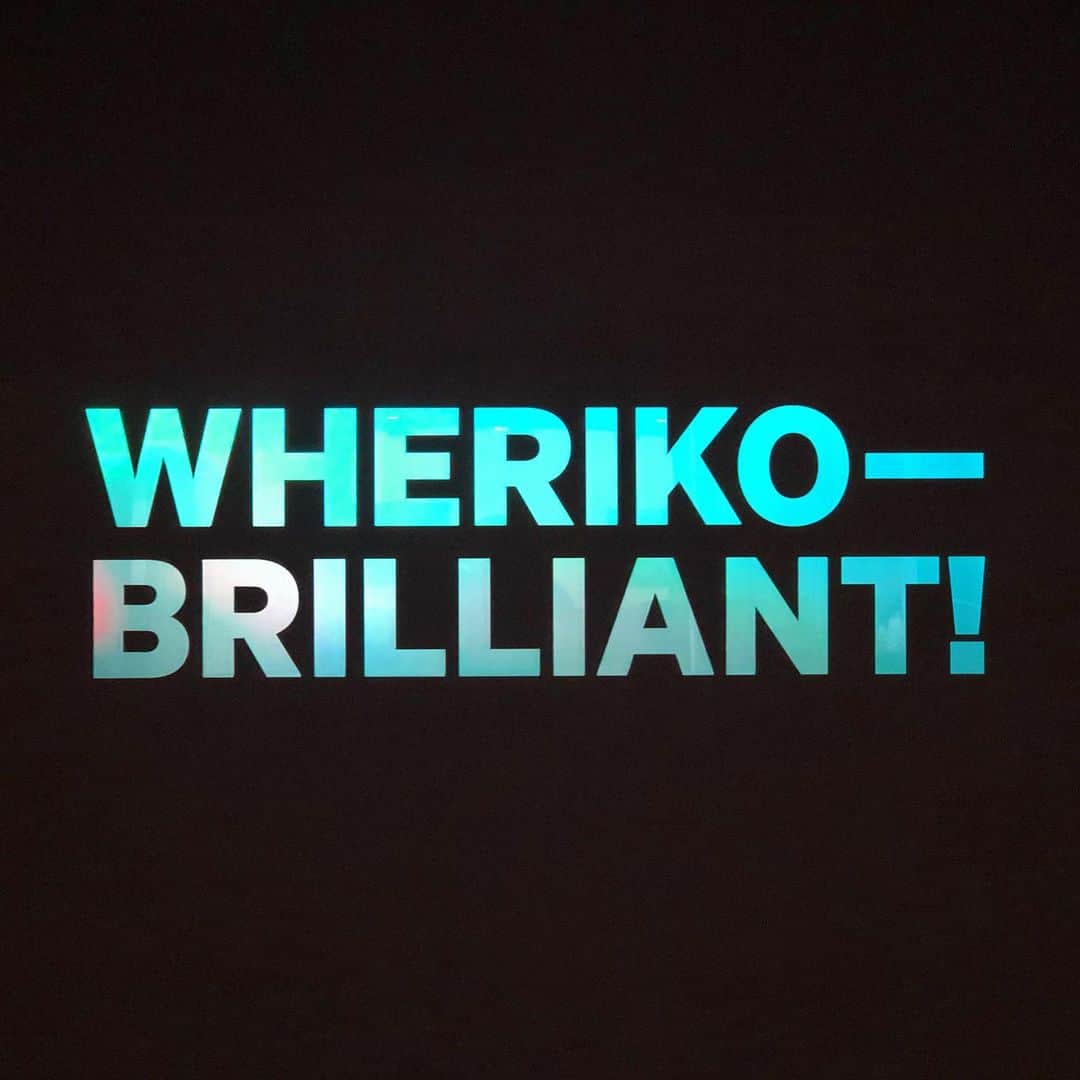 ウォン・ジナのインスタグラム：「WHERIKO-BRILLIANT!」