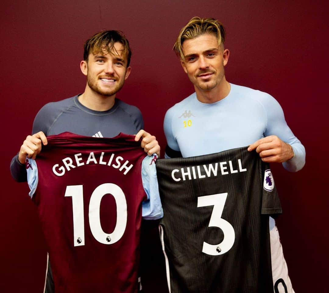 ジャック・グリーリッシュのインスタグラム：「Brother ❤️⚽️」