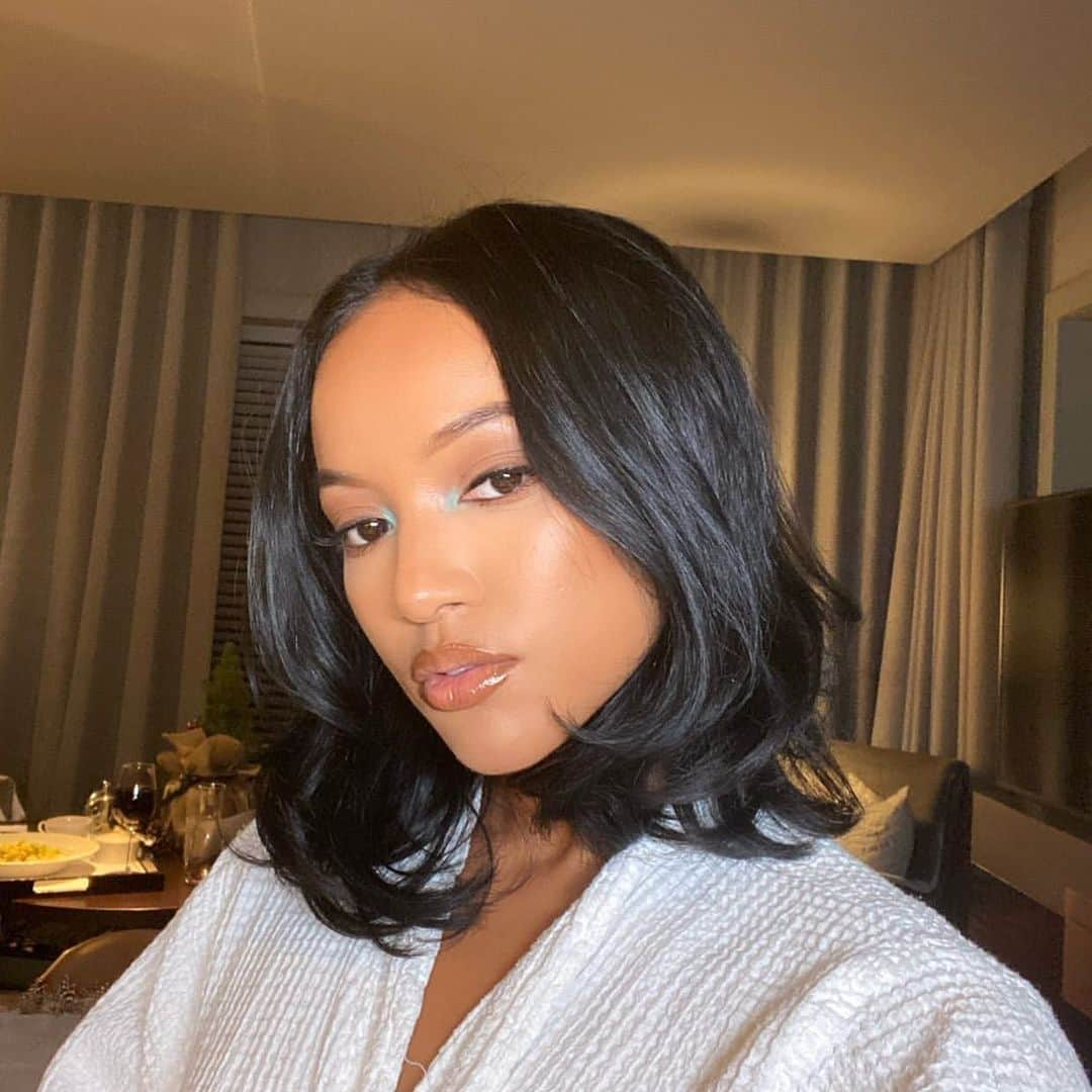 カルーシェ・トランさんのインスタグラム写真 - (カルーシェ・トランInstagram)「This haircut 💇🏽 but also this beat👌🏽」12月10日 5時38分 - karrueche