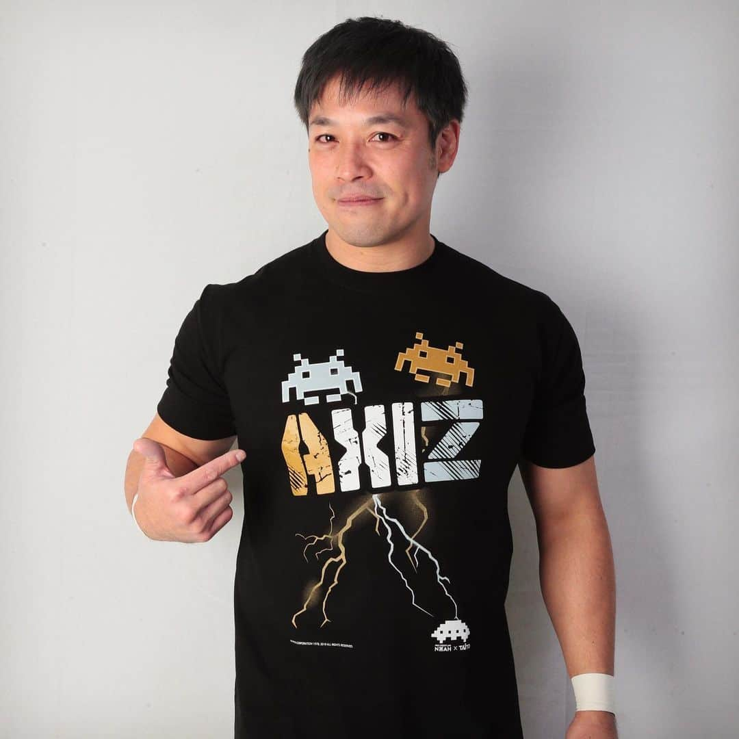 プロレスリング・ノアさんのインスタグラム写真 - (プロレスリング・ノアInstagram)「【AXIZ x SPACEINVADERS】 #noah_ghc #プロレスリングノア #プロレス #prowrestler #prowrestling #AXIZ #潮崎豪 #タイトー #taito #スペースインペーダー #コラボ」12月10日 13時34分 - noah_ghc