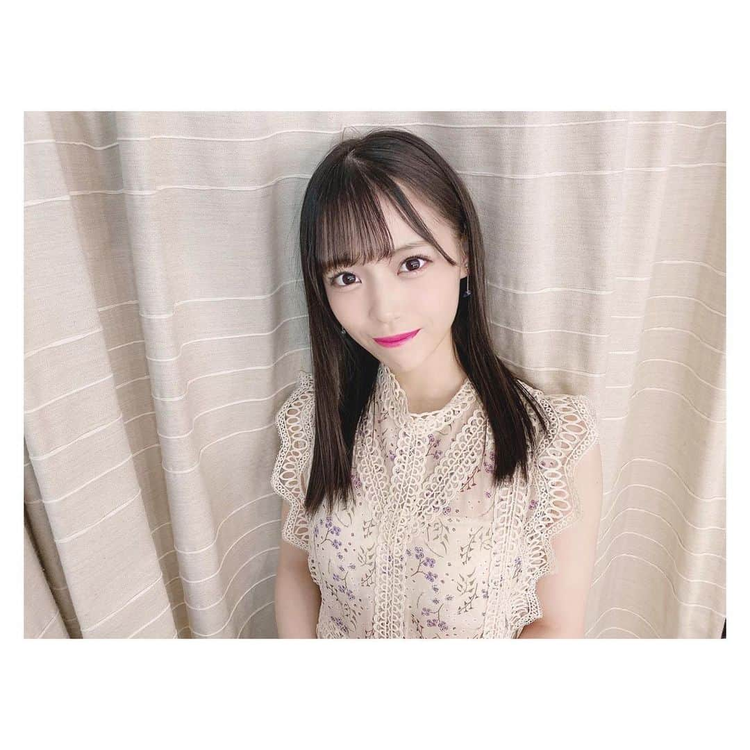 岩田陽菜さんのインスタグラム写真 - (岩田陽菜Instagram)「ゴゴリバに来てくださった皆さん本当にありがとうございました😊✨﻿ ﻿ ﻿ ﻿ #STU48#船上公演#次もお楽しみに　💖﻿ #ワンピース#レース#花柄#髪型#ストレート」12月10日 22時11分 - hina_naso_stu48