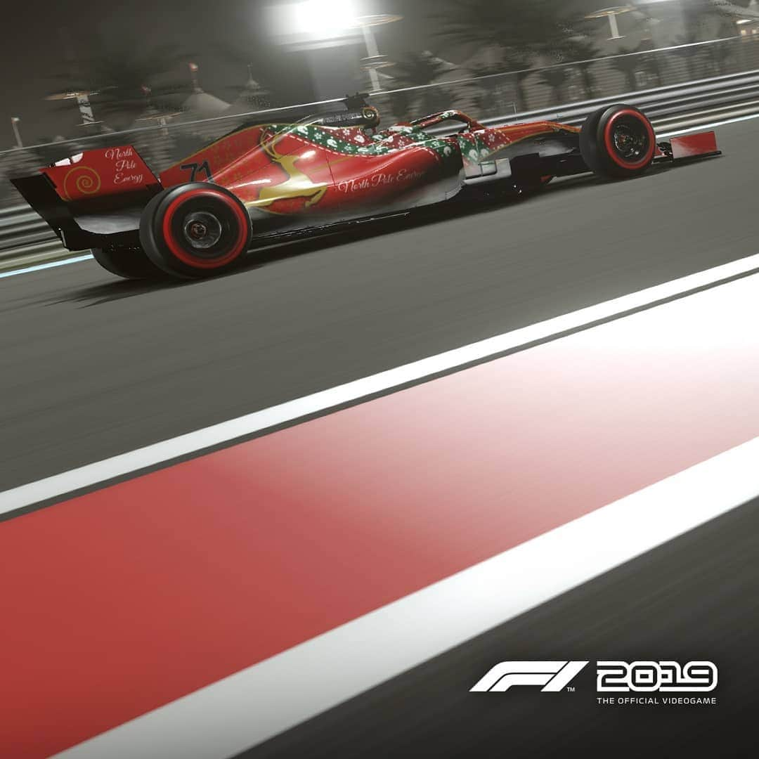 F1さんのインスタグラム写真 - (F1Instagram)「Off-season blues? What off-season blues? 😉 Get in the festive spirit with this Christmas theme for the multiplayer car, now available on @formula1game 🎮 . #F1 #Formula1 #Formula1Game #Codemasters #NorthPoleEnergy #Festive @codemastersgames」12月10日 23時37分 - f1