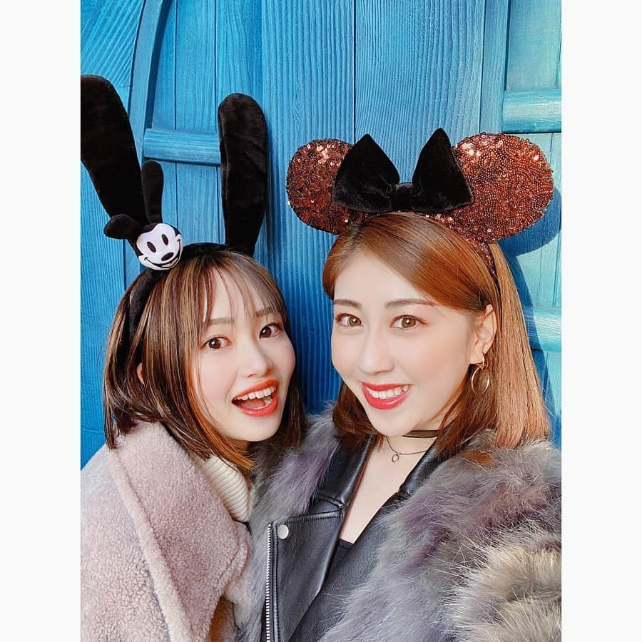 舞雛かのんさんのインスタグラム写真 - (舞雛かのんInstagram)「disneyland‪‪❤︎‬‪‪ 先日あゆと夢の国でデート‪‪しました‪‪❤︎‬. . タイミング合って本当嬉しかったーーっ‪‪❤︎‬. . 楽しくて面白くて沢山笑った1日でした‪☺︎‬‪‪❤︎‬. . #disneyland  #昼間余裕で写真撮ってたけど  #暗くなると迷いだす  #次はユニバ行こ」12月10日 23時46分 - mizho_601