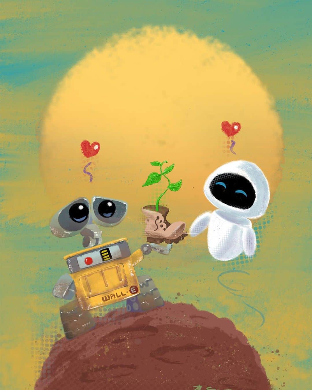 Disney Pixarさんのインスタグラム写真 - (Disney PixarInstagram)「Tag the one you love a bot. (🎨: @bensuart)」12月11日 2時26分 - pixar