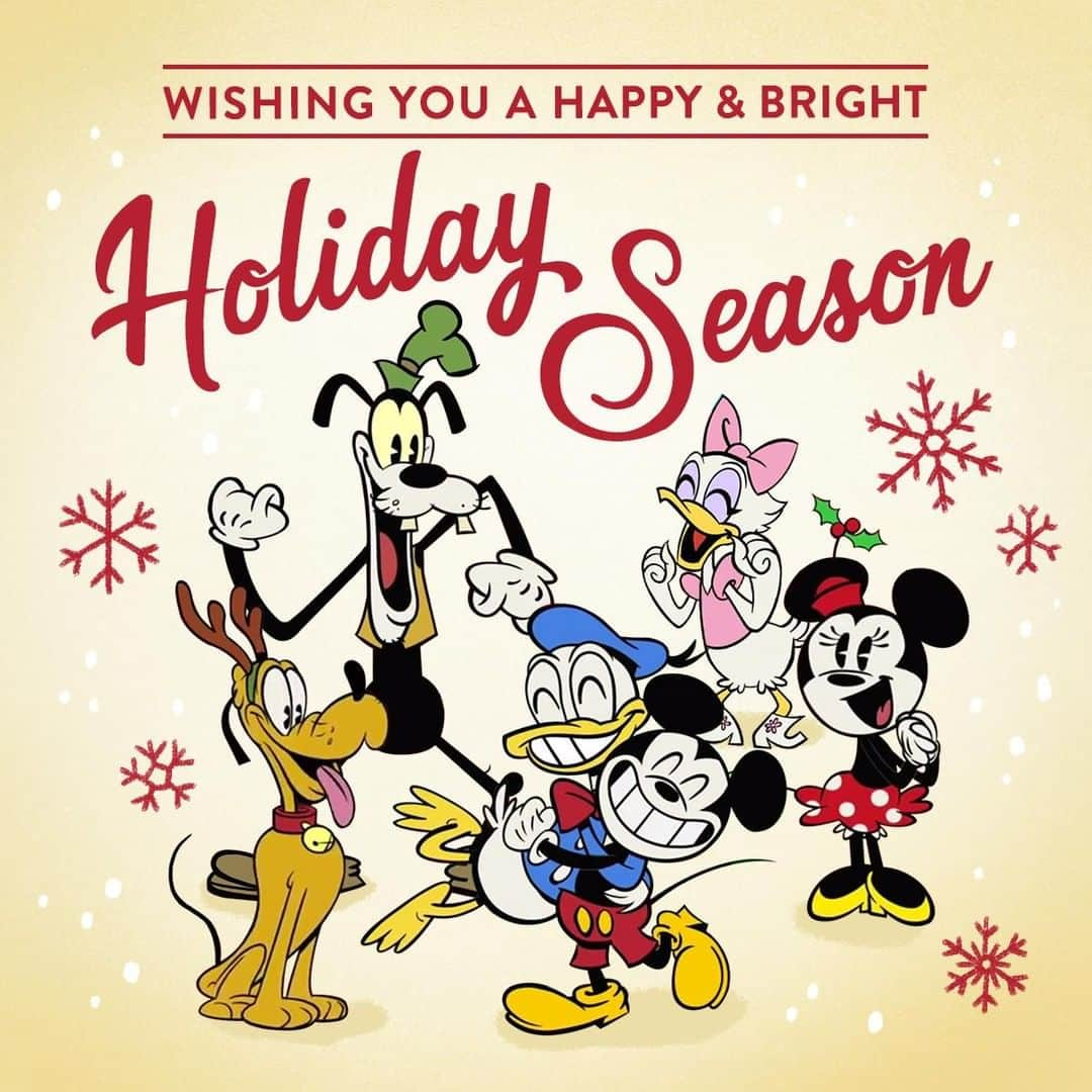 ミッキーマウスさんのインスタグラム写真 - (ミッキーマウスInstagram)「Tis the season for greetings! 💌🎄 Head to Mickey’s story for a very merry holiday card you can share with your pals! ✨」12月11日 2時30分 - mickeymouse