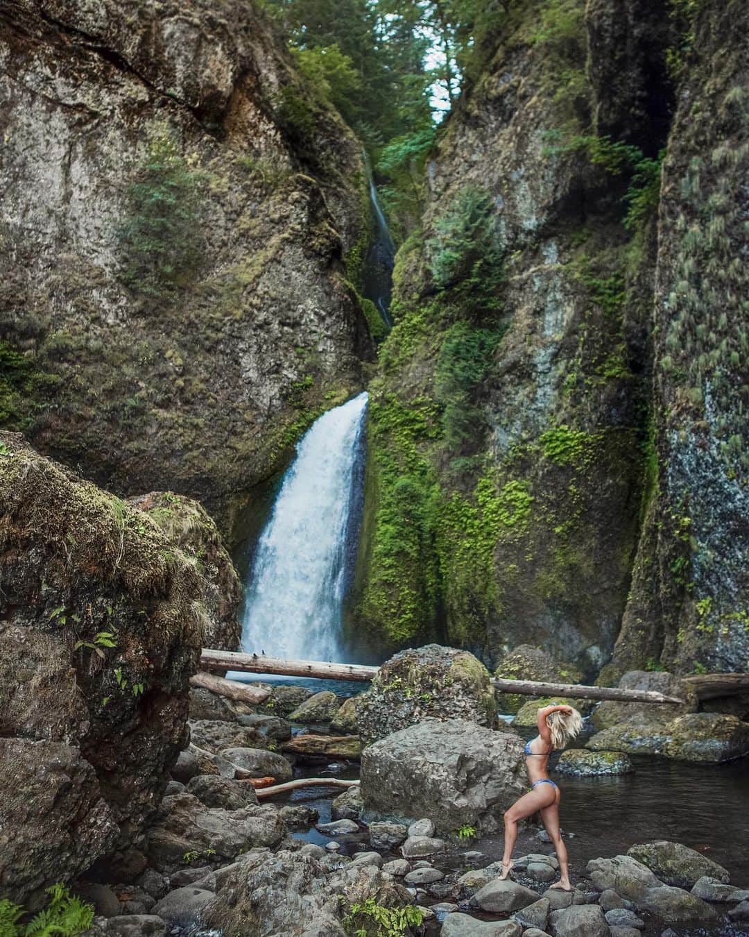 サラ・ジーン・アンダーウッドさんのインスタグラム写真 - (サラ・ジーン・アンダーウッドInstagram)「Home is where the heart is. It’s also where the best waterfalls are 🤫 #oregon . 📸 by @stevebitanga」12月11日 3時16分 - saraunderwood