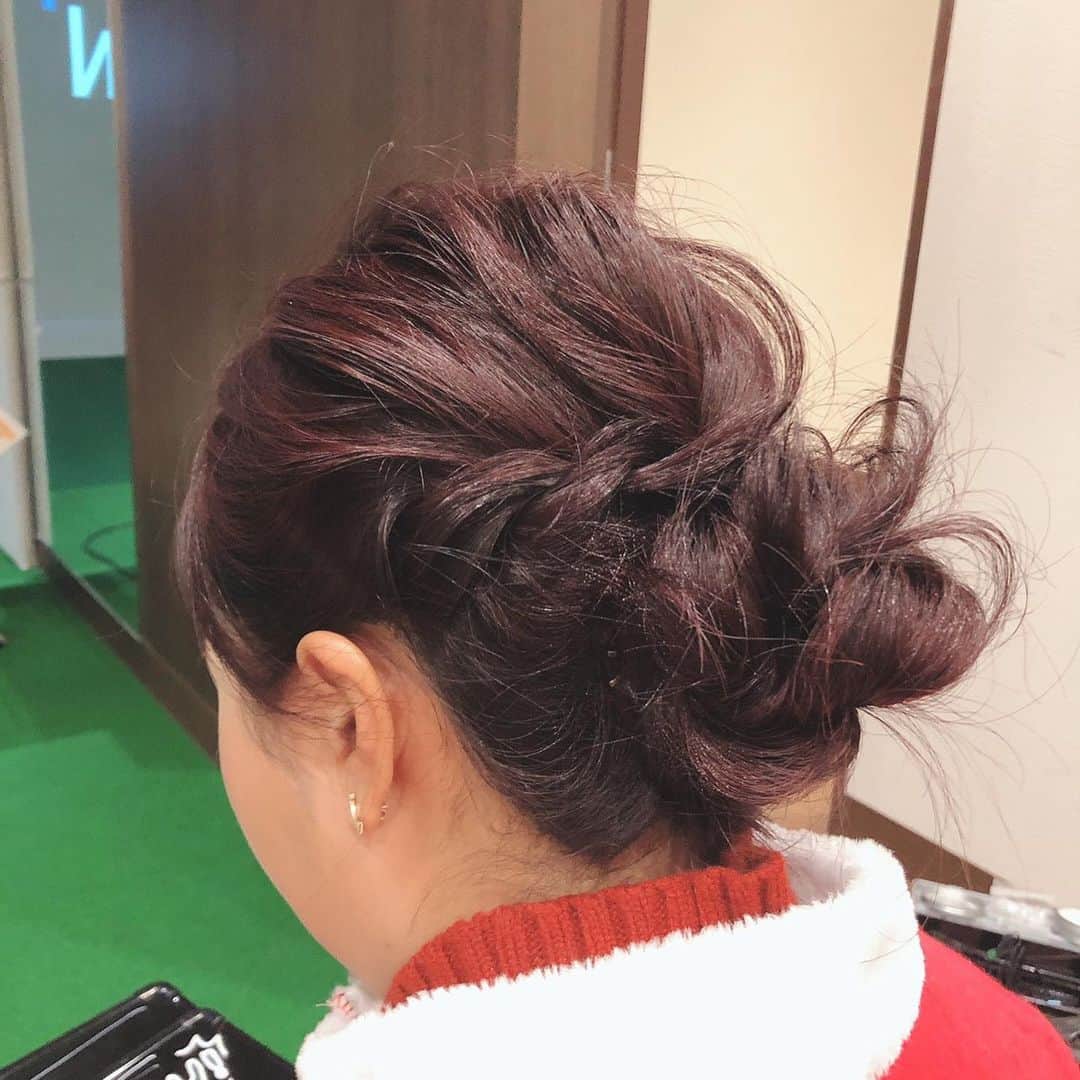 岡村咲さんのインスタグラム写真 - (岡村咲Instagram)「ヘアが可愛過ぎて…❤️」12月11日 14時02分 - sakiokamura_official