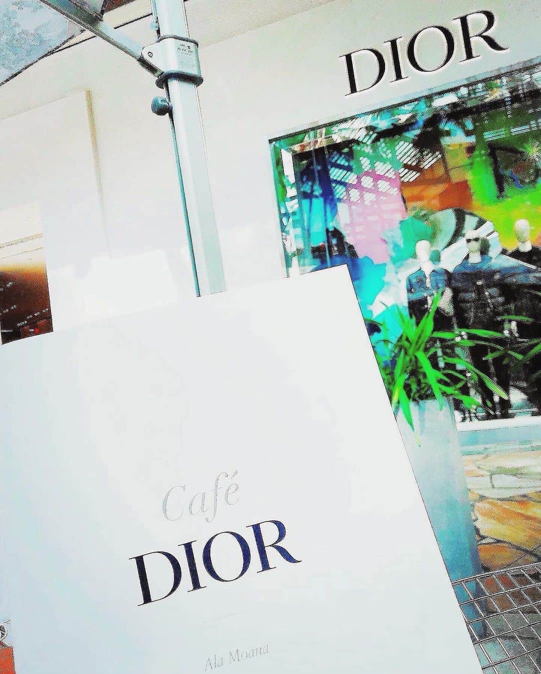 𝑯𝒊𝒏𝒂𝒏𝒐のインスタグラム：「. . . #dior#diorcafe#alamoana#Hawaii#honolulu#trip #aloha#island#shopping#flower#rose#love#🌹 #instagood#instatravel#happy#enjoylife  #ハワイ#旅行#アラモアナ#followｍe#followmebaby」