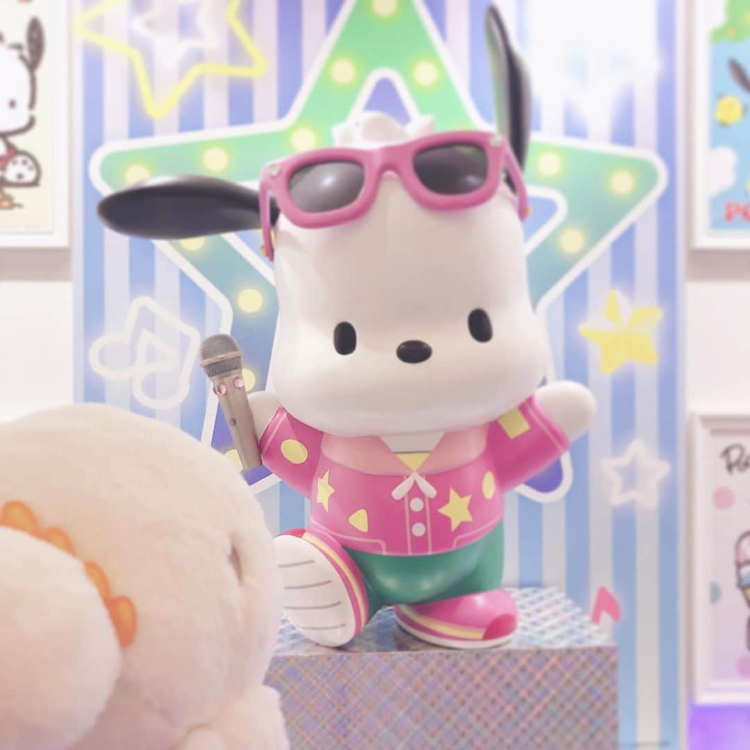 こぎみゅん（サンリオ）のインスタグラム：「. ポチャッコくん、かっこいいみゅん‥☆ こぎみゅんも今、お歌作ってるんだみゅん‥♪ #サンリオ #キャラクター #小麦粉の妖精 #こぎみゅん #ポチャッコ #sanrio #character #cogimyun #pochacco」