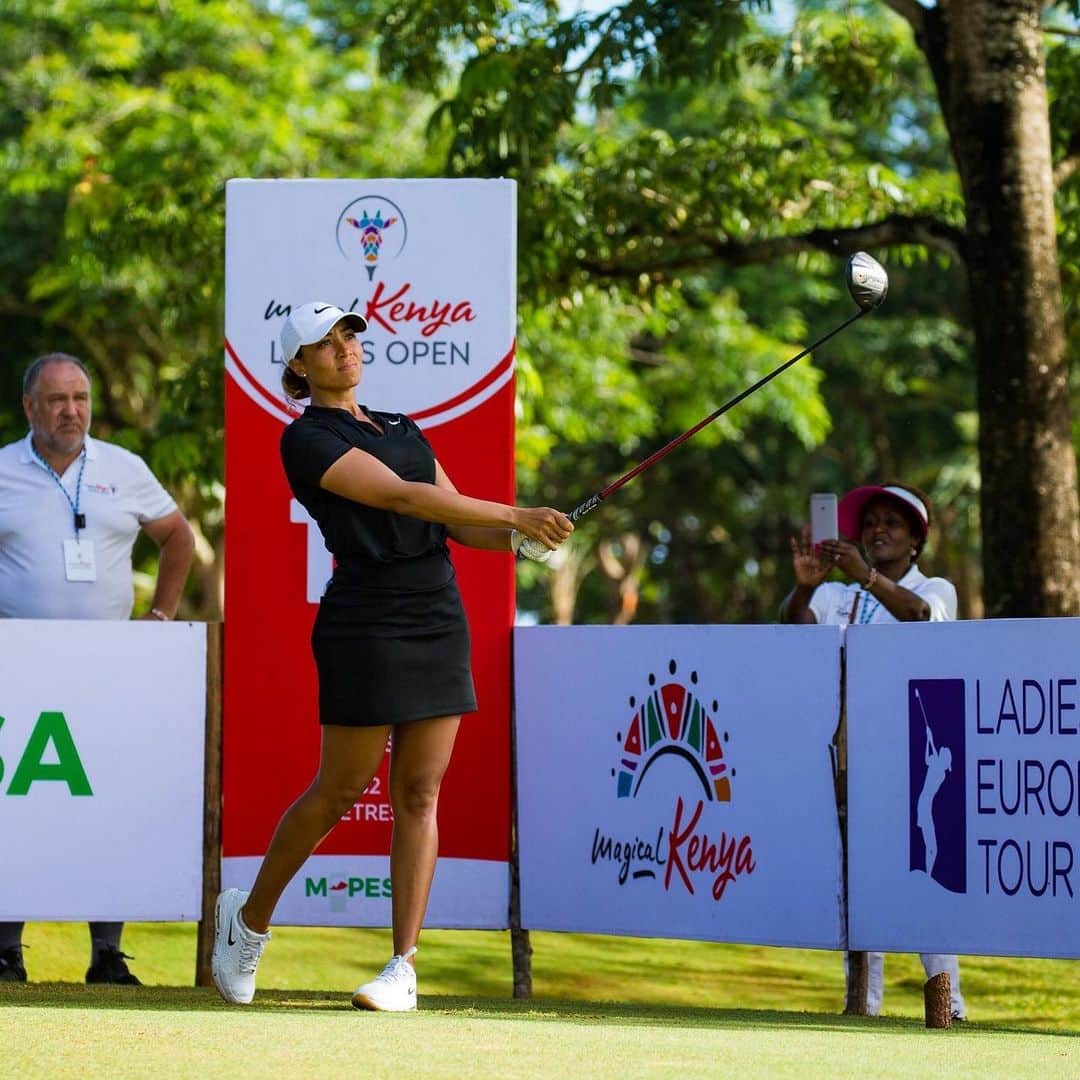 シャイエン・ウッズのインスタグラム：「KENYA 🇰🇪 Thank you to @magicalkenya @kenyaladiesopen @letgolf for having me this week.  Such an amazing trip on and off the golf course.  I can’t wait to come back!」