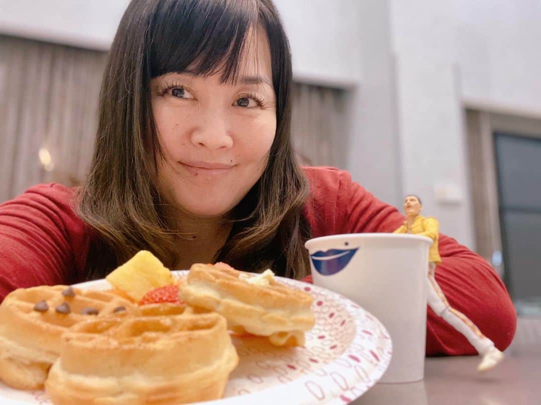 さくらえみのインスタグラム：「Today's breakfast with him #gtmv #gatohmove」