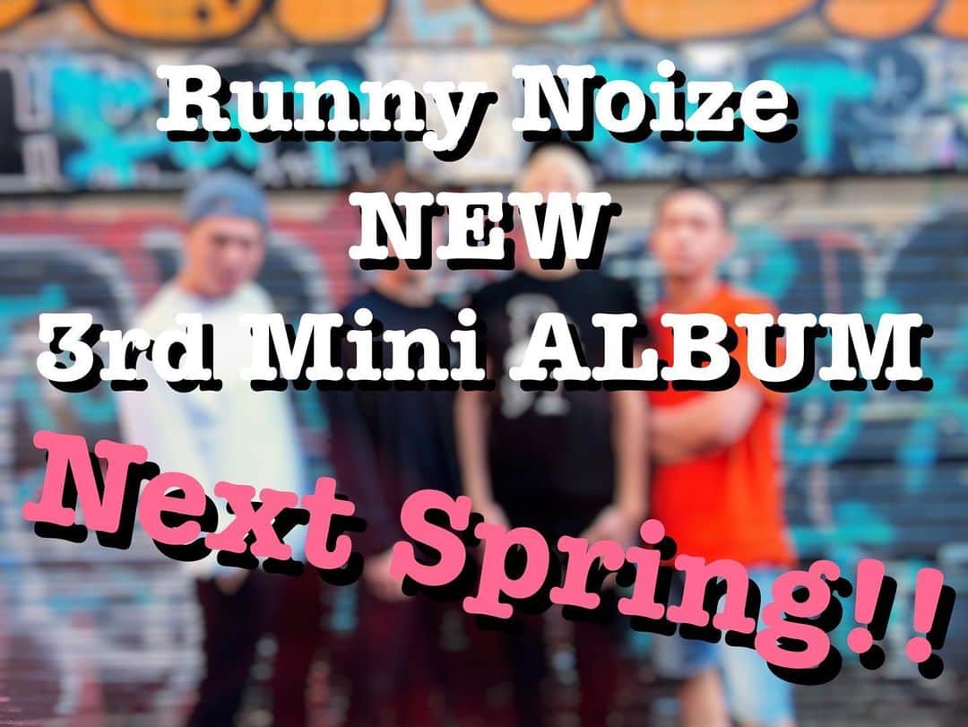 洲崎貴郁さんのインスタグラム写真 - (洲崎貴郁Instagram)「Runny Noize NEW アルバム発売決定！！ 来年の春！！！ #RunnyNoize #ラニーノイズ」12月11日 13時33分 - runnysuzaki0504