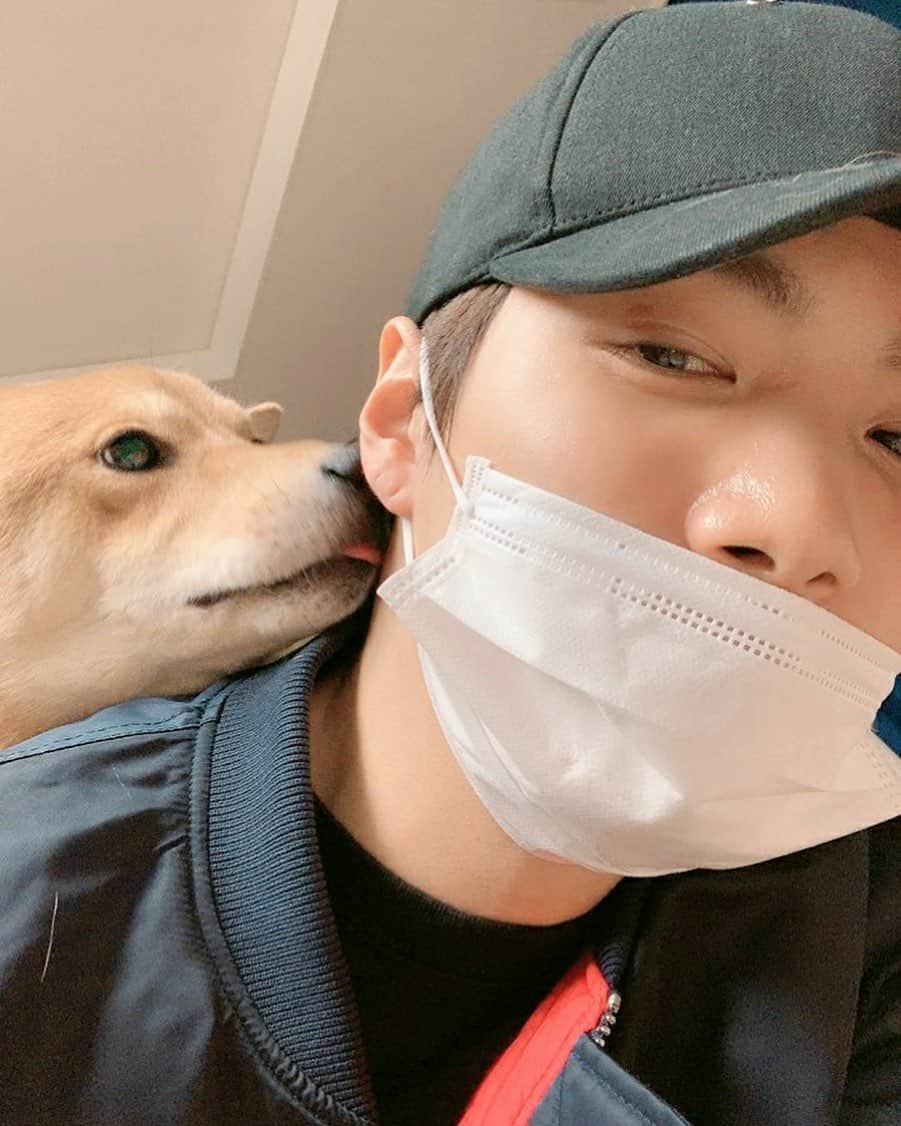 JR のインスタグラム：「노아야,사진찍으까🐶📸」