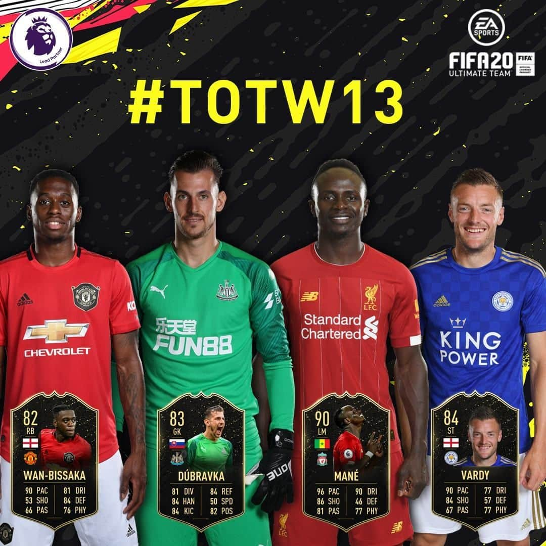 プレミアリーグさんのインスタグラム写真 - (プレミアリーグInstagram)「PL players shining again in the @EASPORTSFIFA #TOTW 🙌」12月12日 0時02分 - premierleague