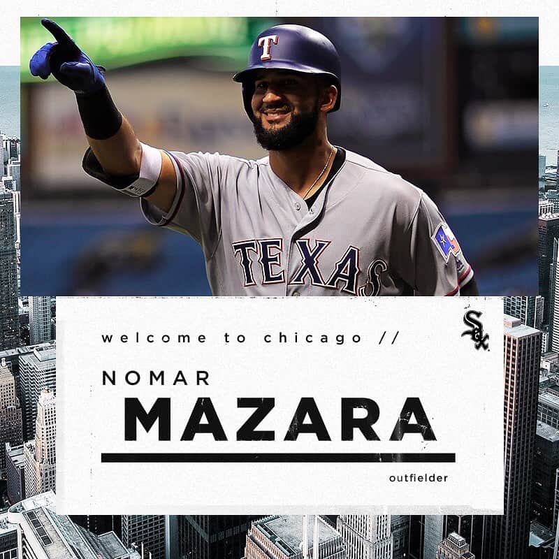 シカゴ・ホワイトソックスさんのインスタグラム写真 - (シカゴ・ホワイトソックスInstagram)「The Chicago White Sox have acquired outfielder Nomar Mazara from the Texas Rangers in exchange for minor-league outfielder Steele Walker. Welcome to Chicago, @nomazara26!」12月12日 0時17分 - whitesox