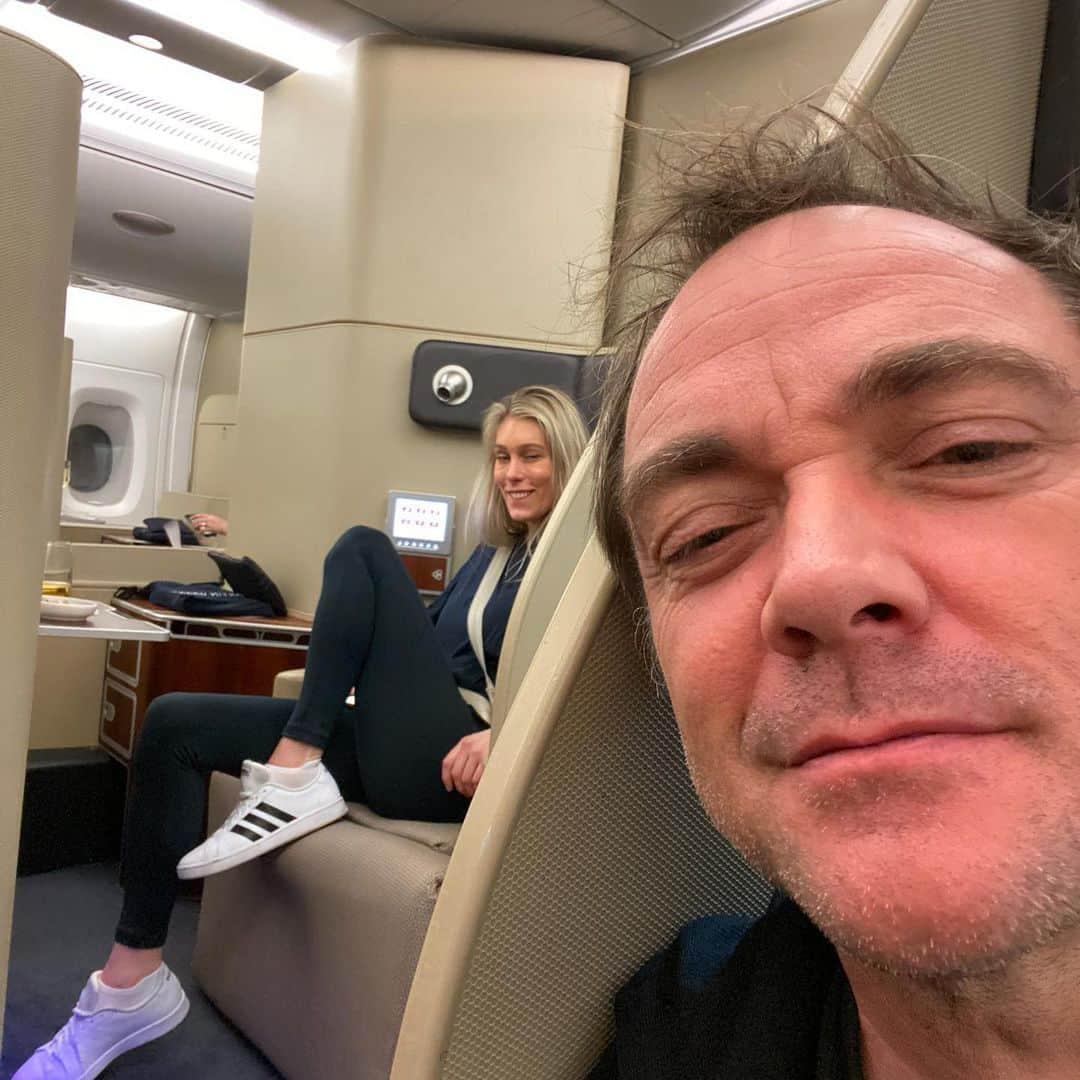 マーク・シェパードさんのインスタグラム写真 - (マーク・シェパードInstagram)「Some idiot has the worst jet lag and left his passport and bag at home, only realizing it when arriving at LAX. Thanks to my mum and Max, and my amazing driver Neil, managed to make it to the flight. Love you @Qantas First Host - Dorit and all at LAX for getting me on my way to Australia. Amazing crusty service! Love to all the #SPN family SLEEP.」12月11日 15時30分 - realmarksheppard