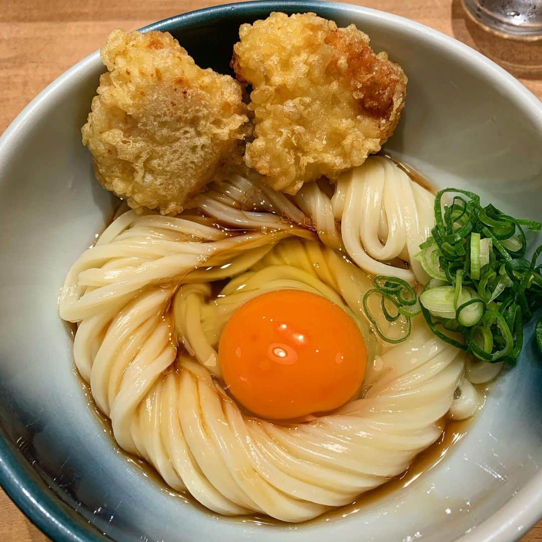 北原里英さんのインスタグラム写真 - (北原里英Instagram)「今日はずっと行きたかった麺散 行けました◎ LOVEうどんです。 かしわ天はひとつ、るかちゃんにあげました。 あー美味しかった！また行こ！ . . #麺散 #うどん #釜玉うどん」12月11日 17時12分 - rie_kitahara_3