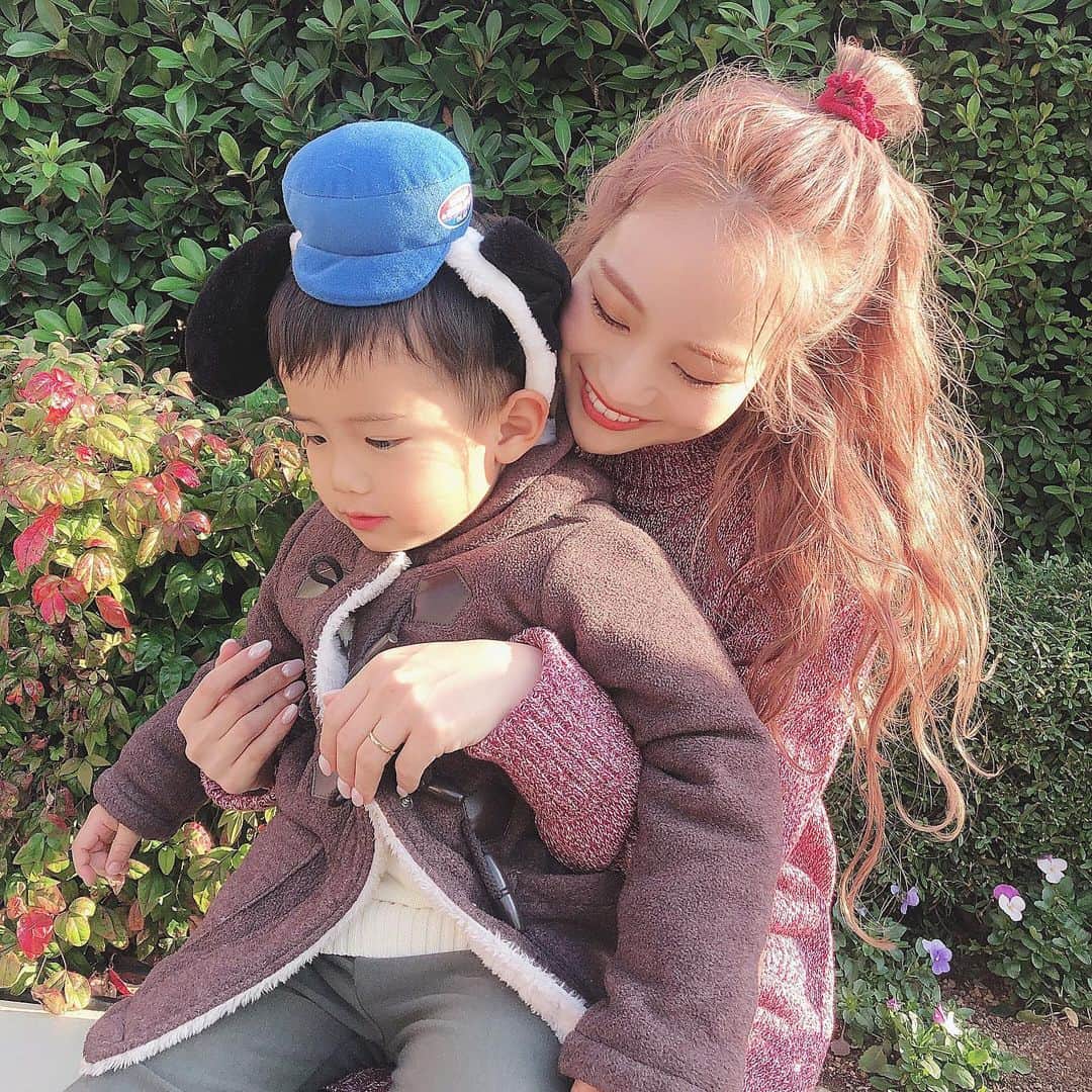 のインスタグラム：「ㅤㅤㅤㅤㅤㅤㅤㅤㅤㅤㅤㅤㅤ 大好きなさくと❤︎❤︎❤︎ 生まれた時からずっと側で見てきたから 愛おしくてたまらん❤️❤️❤️ 今週末も会えるの楽しみ👶🏻頑張れる👼」