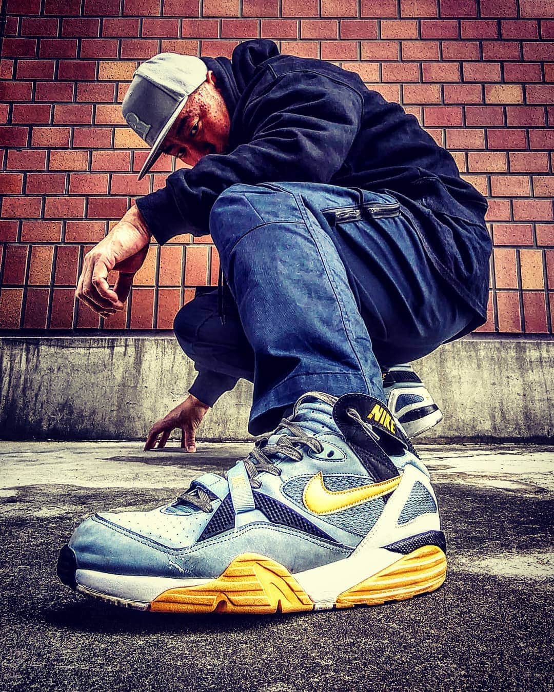 のインスタグラム：「配色最高なAir trainer max 91！  #キモ撮り #KIMODORI #airtrainermax91#boknows #bojackson」