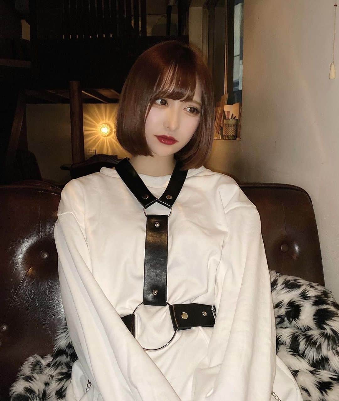一ノ瀬りとのインスタグラム：「話してる途中、たまに目イッてる事がある」